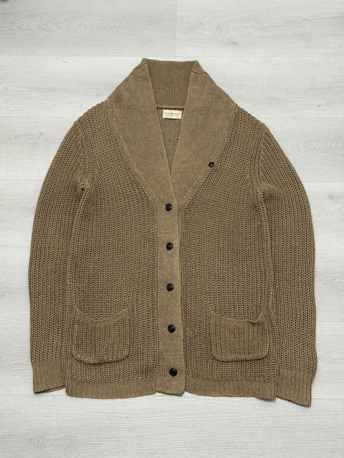 Denim & Supply Ralph Lauren Denim & Supply Ralph Lauren Cardigan Sweater Beige Linen M Size M / US 6-8 / IT 42-44 - 2 Thumbnail