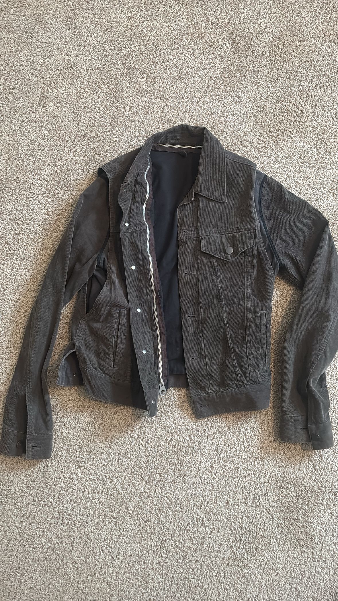 Maison MIHARA YASUHIRO Maison MIHARA YASUHRIO Corduroy Zipper Button Jacket Size US S / EU 44-46 / 1 - 3 Thumbnail