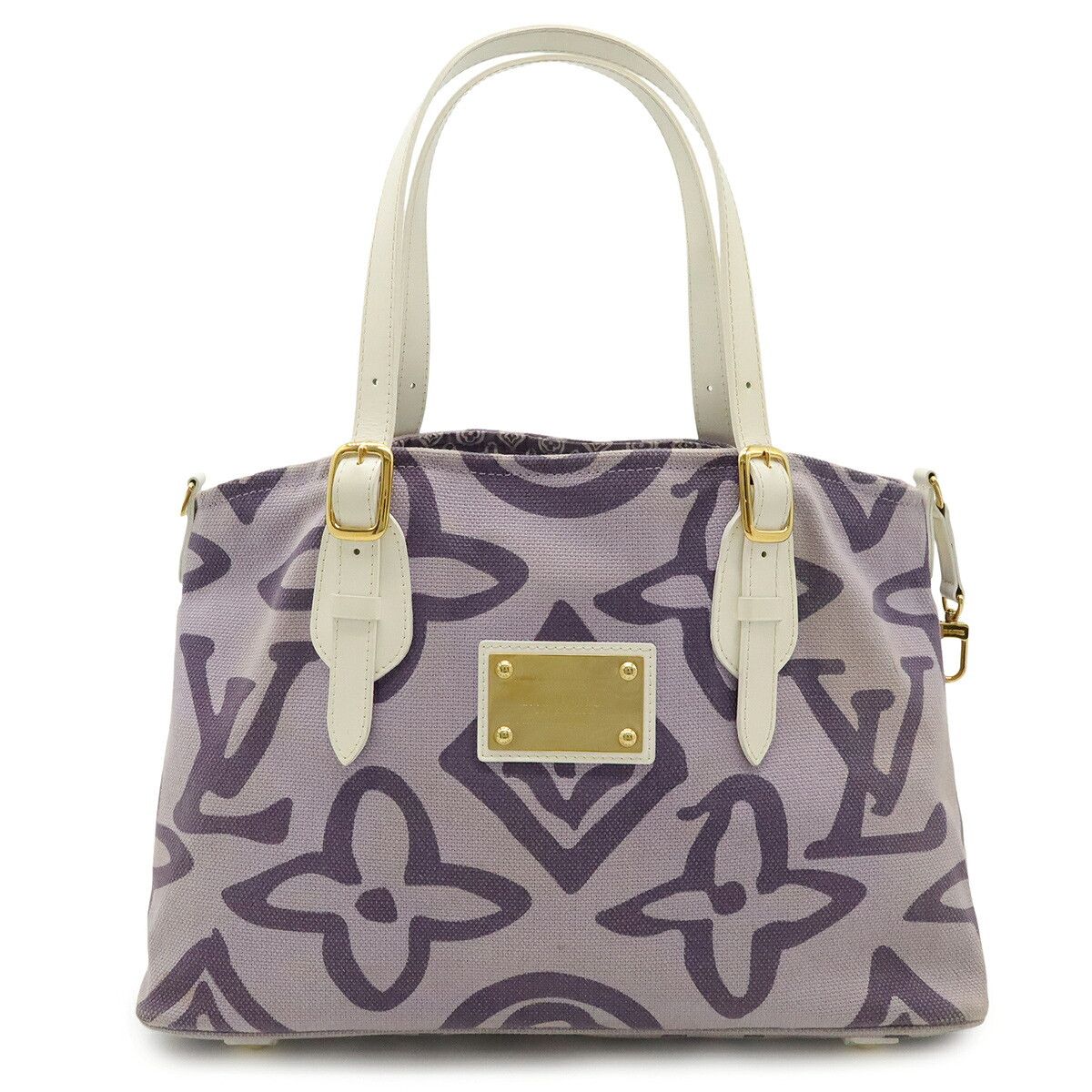 Louis Vuitton Louis Vuitton Louis Vuitton TahitiennePM Canvas 2way Bag Textile Shoulder Bag M95680 DUTY FREE for USA Size ONE SIZE - 1 Thumbnail