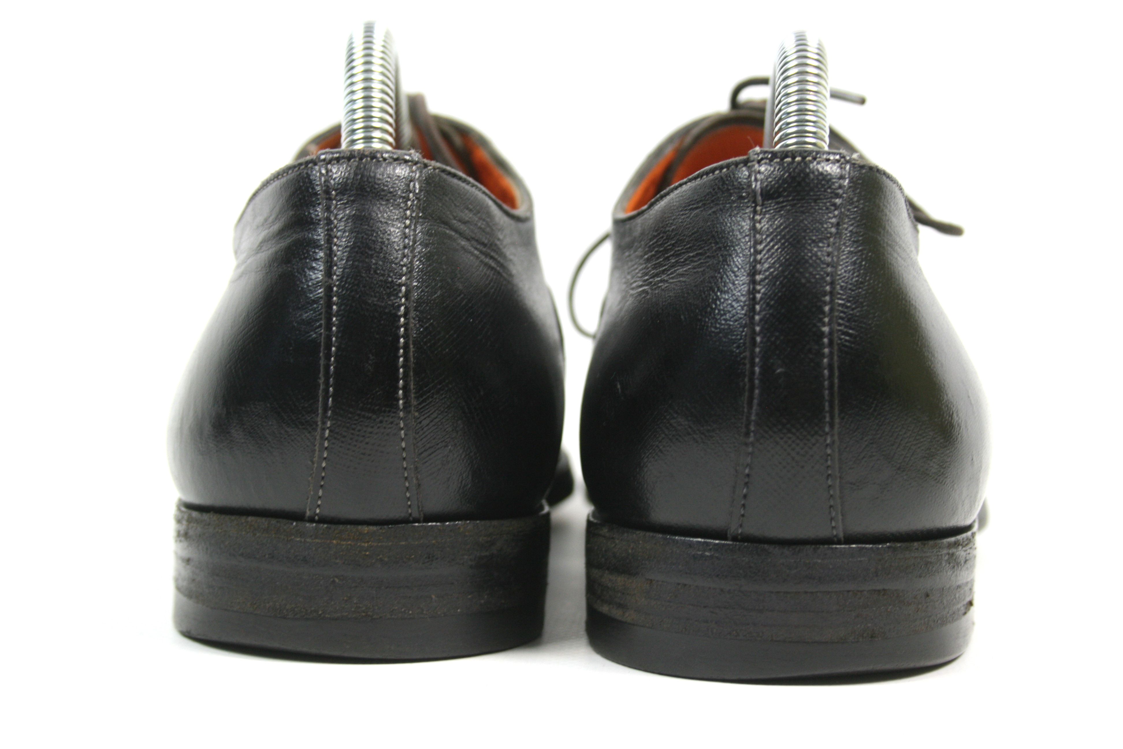 Santoni Leather Oxford Shoes Size US 7 / EU 40 - 9 Thumbnail