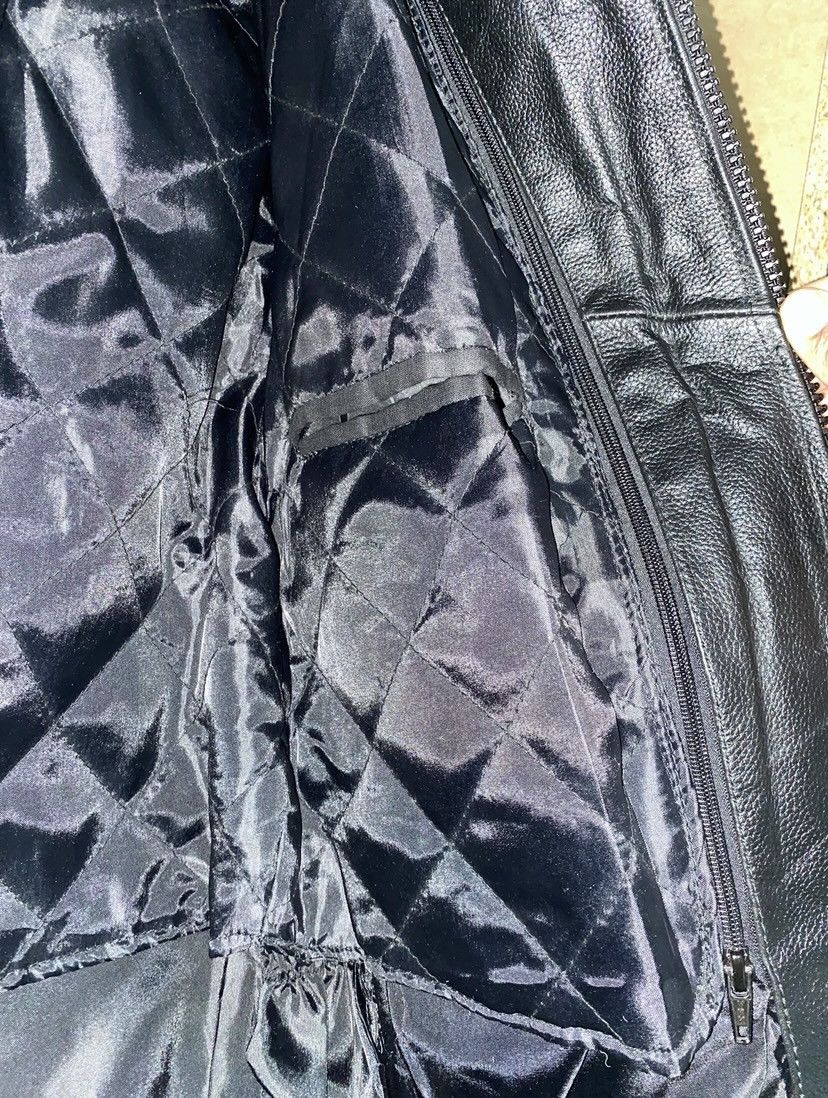 Other Vintage Leather Jacket w Racing Stripes - Men’s Large Size US L / EU 52-54 / 3 - 8 Thumbnail