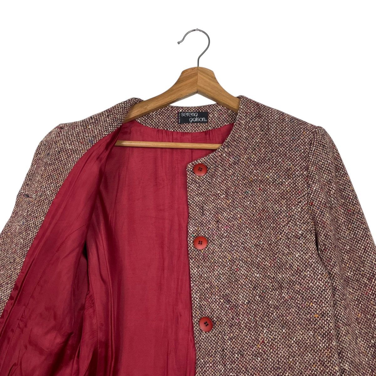 Other Made In Italy Sereno Golson Crop Jacket Size M / US 6-8 / IT 42-44 - 10 Thumbnail