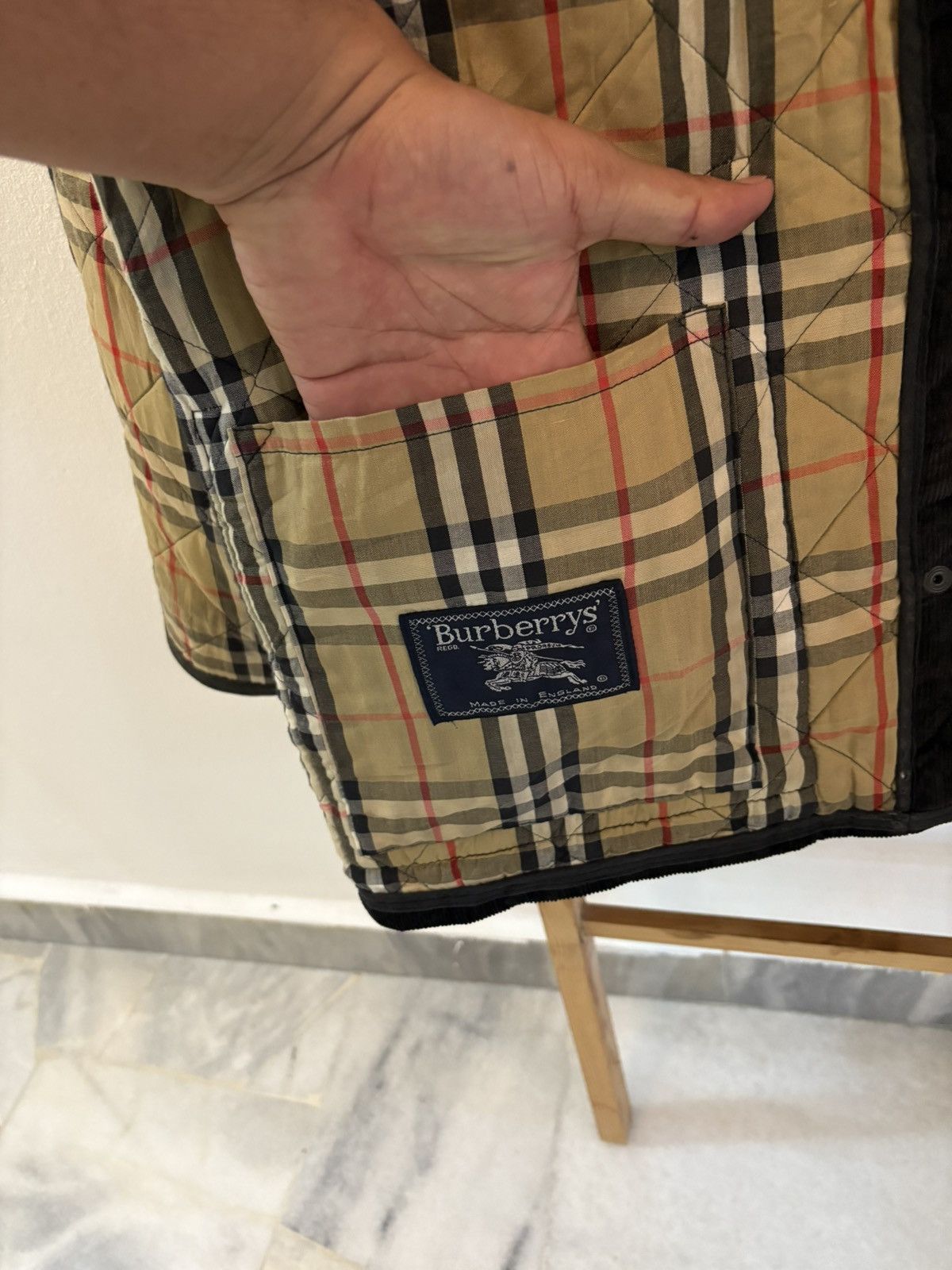 Burberry BURBERRY London Corduroy Jacket Novacheck Size US XL / EU 56 / 4 - 15 Thumbnail