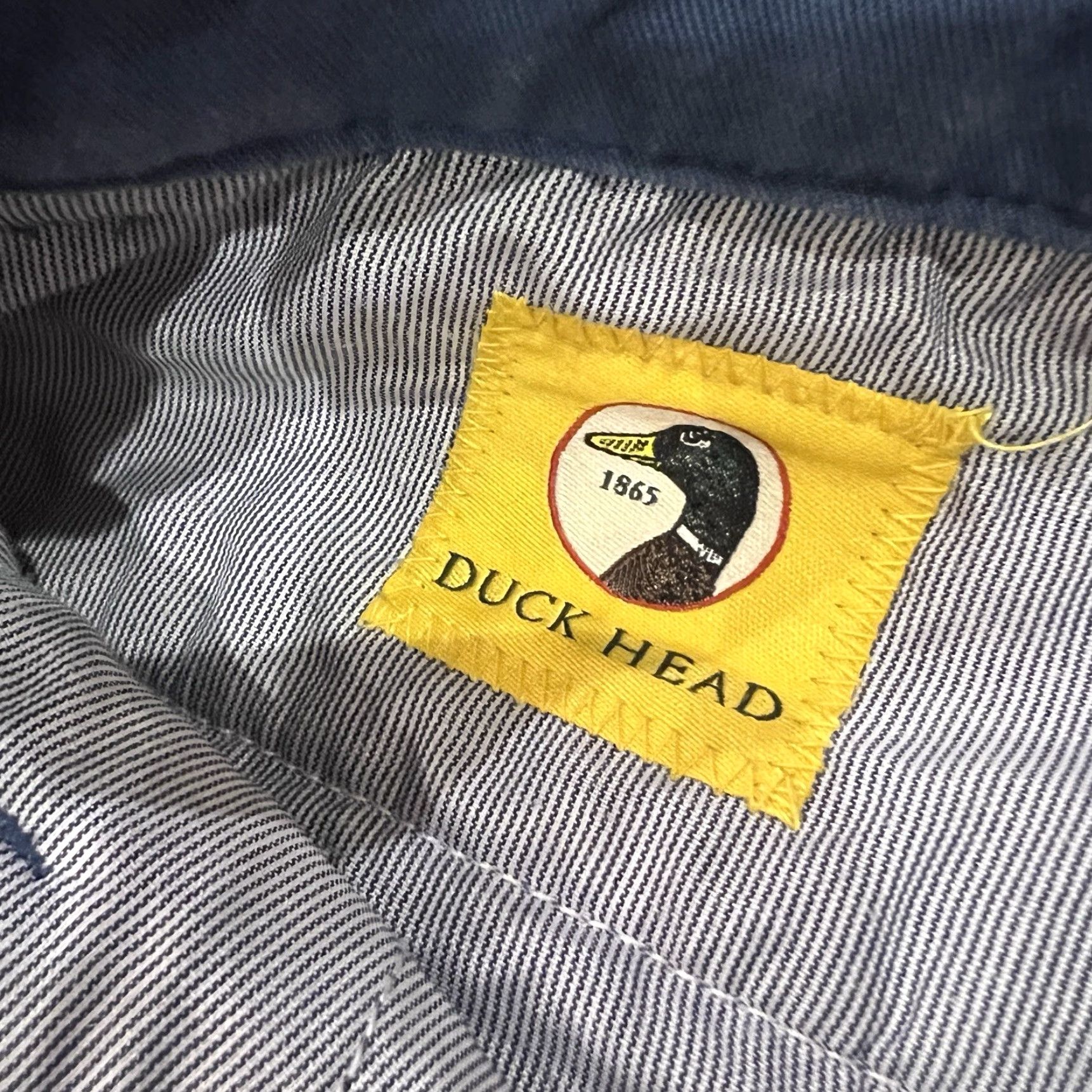 Vintage VINTAGE? No — Duck Head Men Chino Shorts 40 Blue - 9" Inseam, Flat Front, Slash Pockets, Casual Everyday, Preppy Style Men Size US 40 / EU 56 - 2 Thumbnail