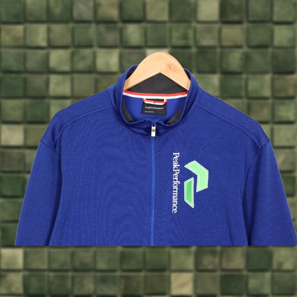 Peak Performance PEAK PERFORMANCE G BIRD MID Full Zip Jacket Men XXL Purple Blue Casual Hiking Travel Logo Accents Mens XXL Jacket Size US XXL / EU 58 / 5 - 1 Thumbnail
