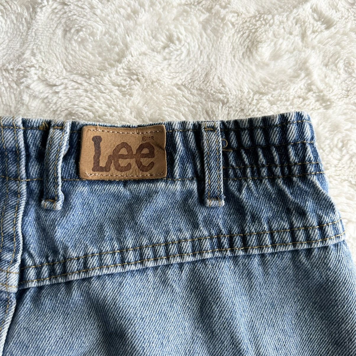 Lee Vintage Lee Jeans Womens 12 (30x30) Blue Vtg Bare Back Faded Size 30" / US 8 / IT 44 - 8 Thumbnail