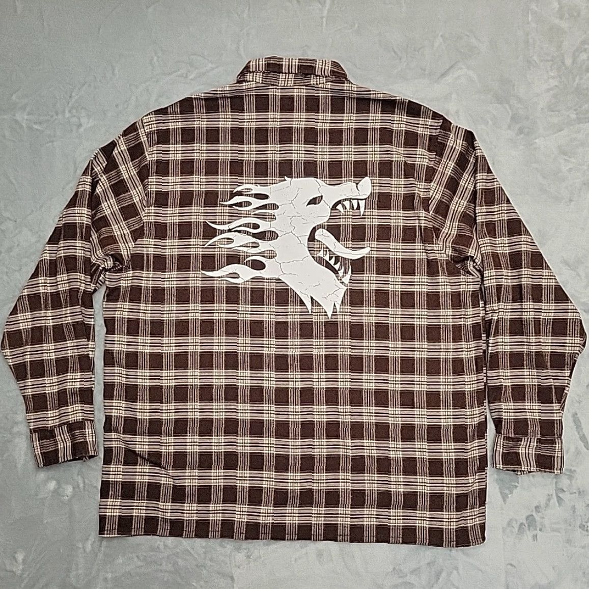 Vintage Kill Crew Shirt Men 2XL Brown Porrada Flannel Button-Up Plaid Casual Mens Size US XXL / EU 58 / 5 - 6 Thumbnail