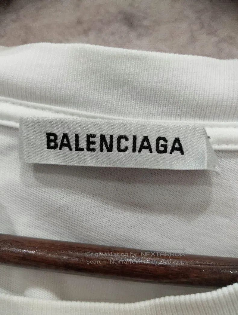 Balenciaga Balenciaga White Short Sleeve T-Shirt Size US S / EU 44-46 / 1 - 3 Thumbnail