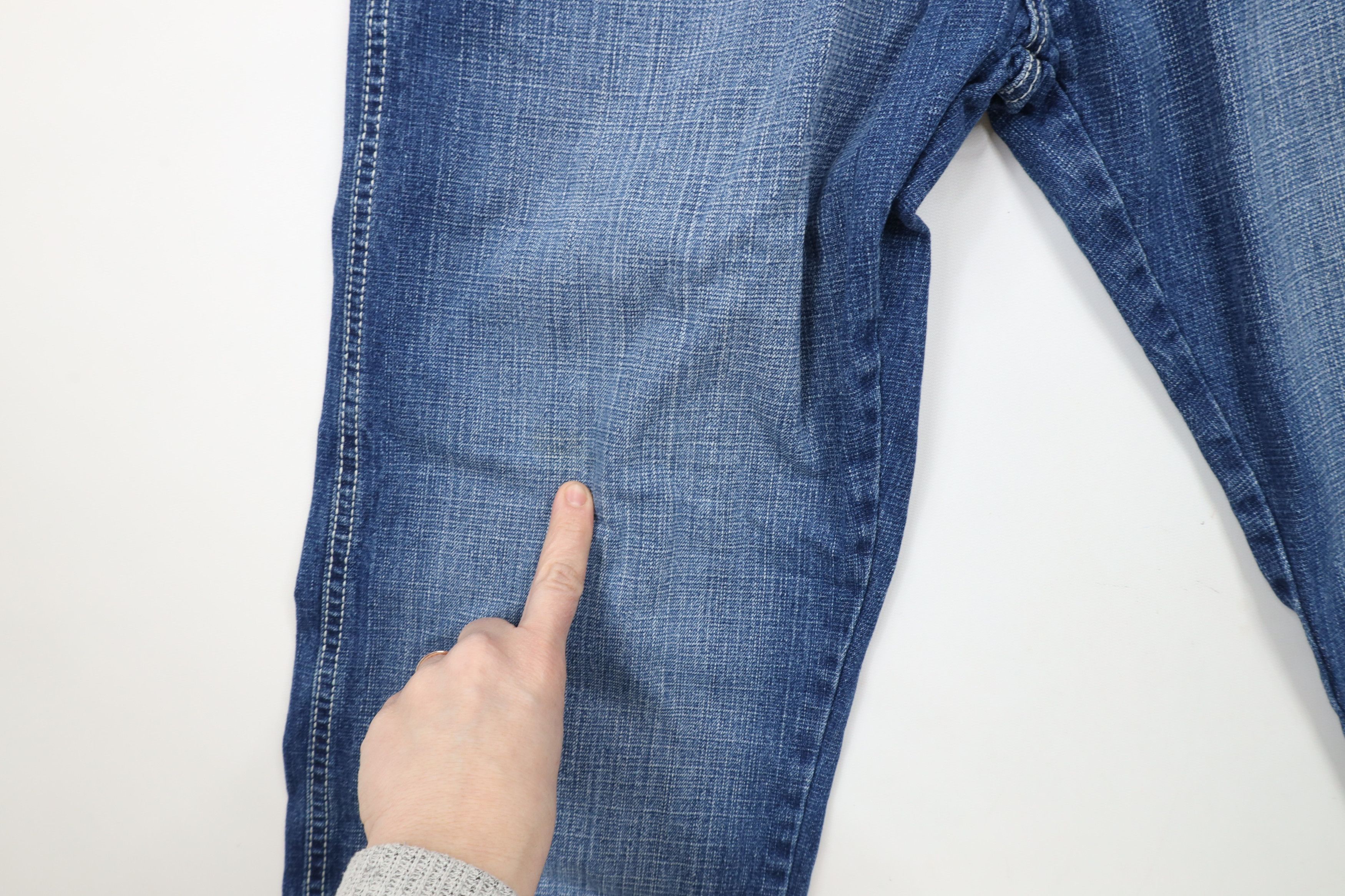 Southpole × Vintage Vintage 90s Y2K Southpole Baggy Wide Leg Denim Jeans Blue Size US 34 / EU 50 - 6 Thumbnail