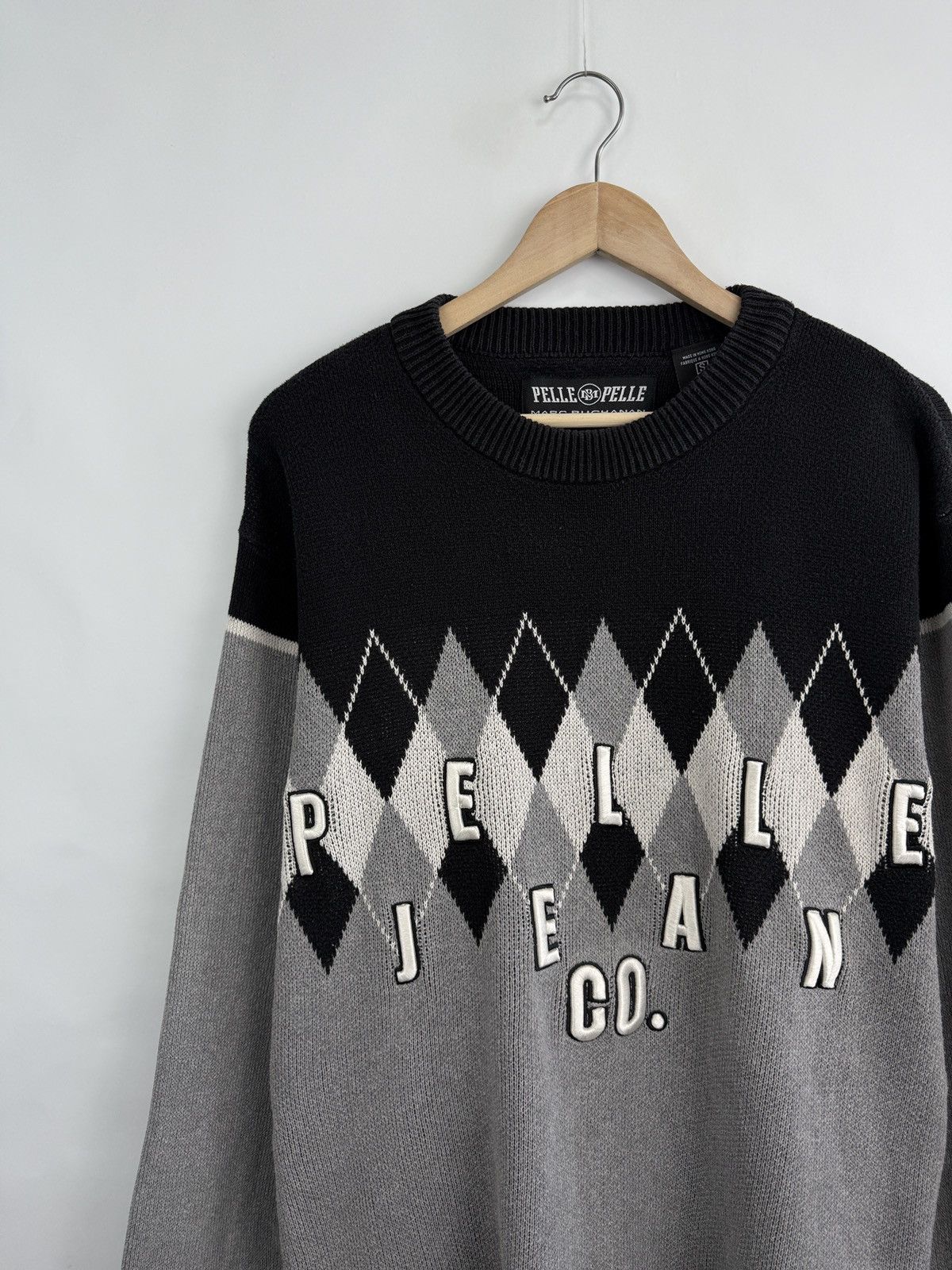 Marc Buchanan × Pelle Pelle 🇺🇸 Vintage 90s Pelle Pelle Marc Buchanan Sweaters USA Rare Size US M / EU 48-50 / 2 - 2 Thumbnail