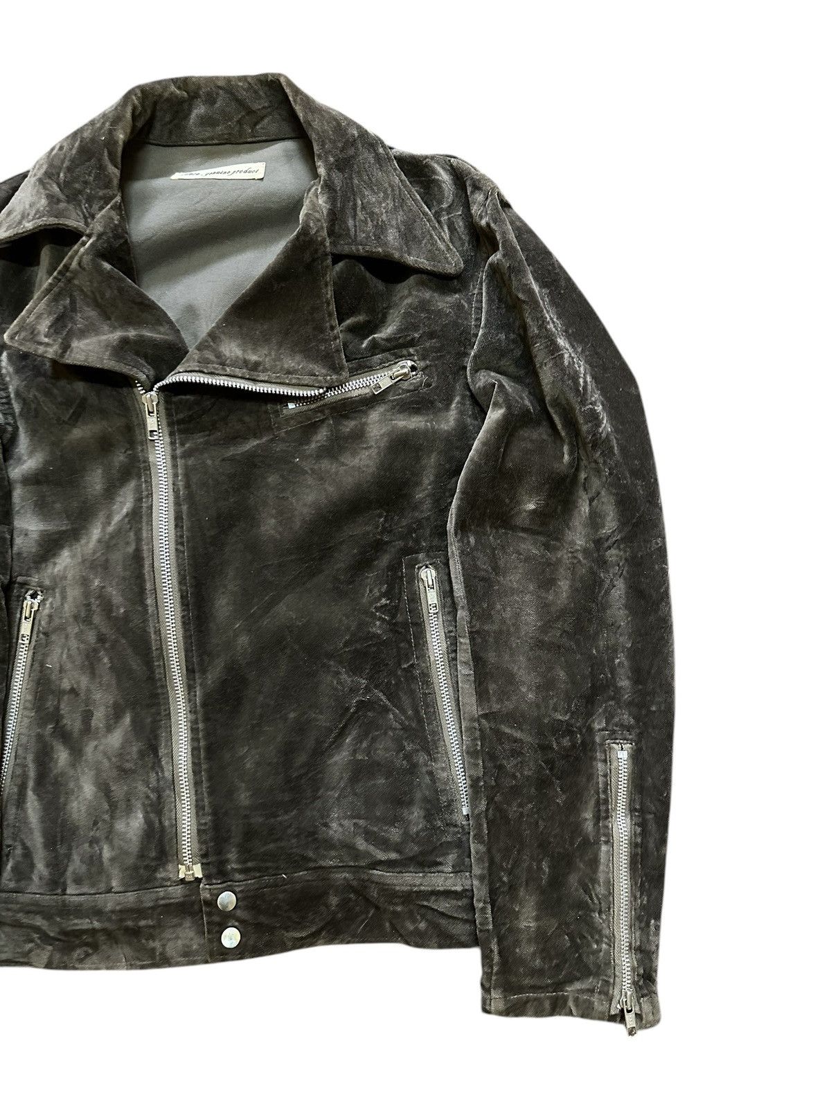 Japanese Brand Vintage Bikers Velvet Jacket Size US M / EU 48-50 / 2 - 2 Thumbnail