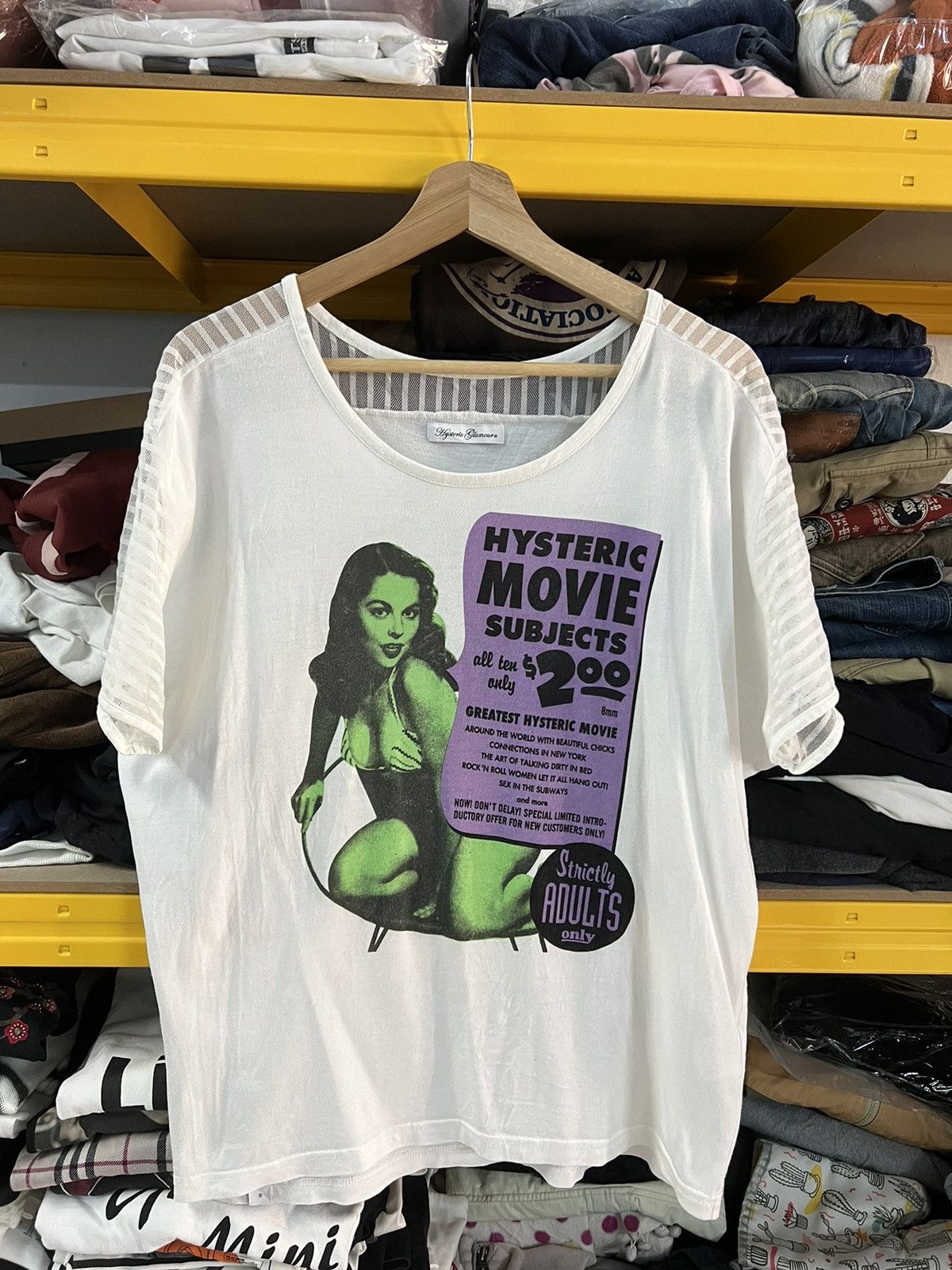 Hysteric Glamour × Japanese Brand 💥 RARE HYSTERIC GLAMOUR MOVIE SUBJECTS Size XL / US 12-14 / IT 48-50 - 1 Thumbnail