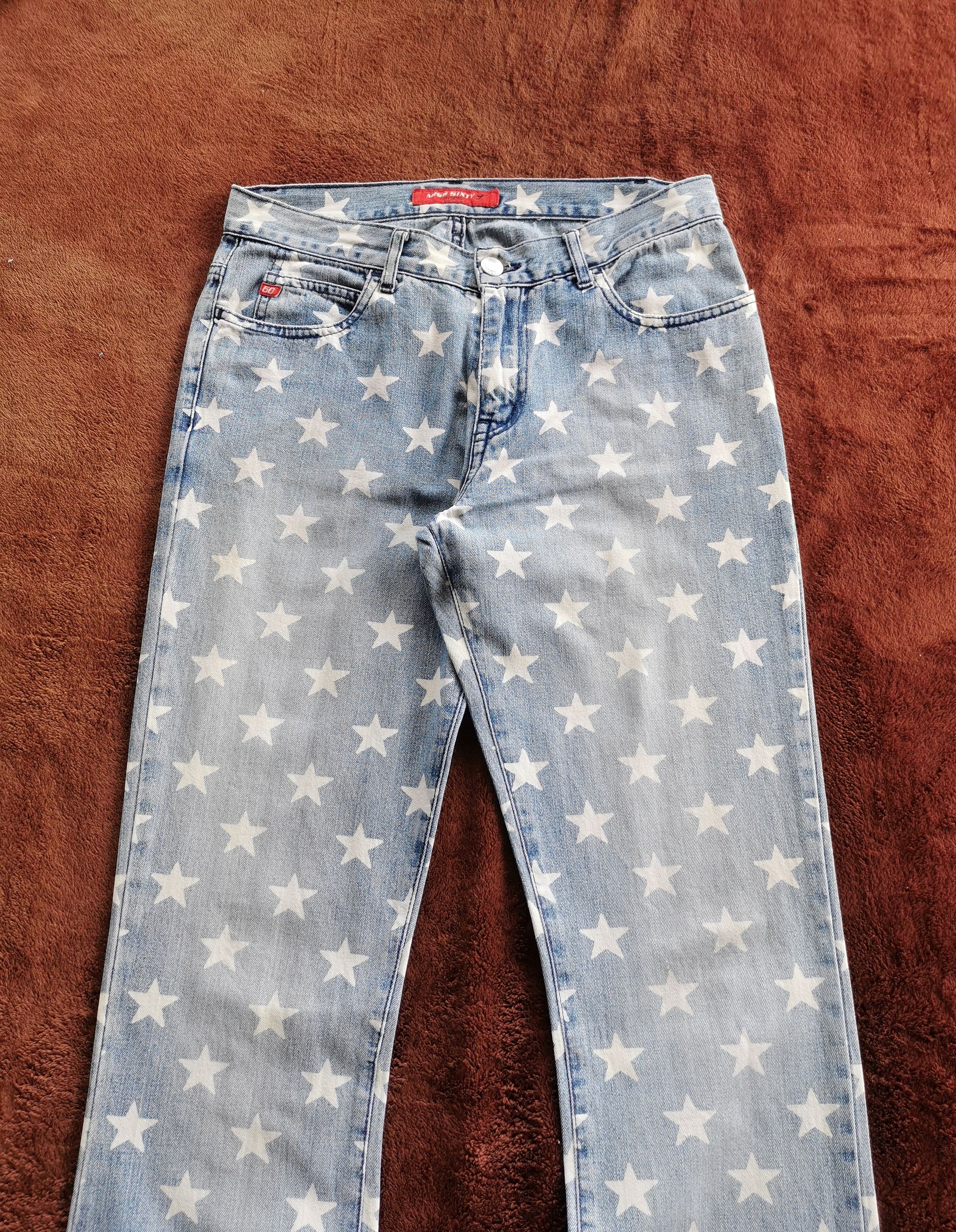Miss Sixty Vintage Miss Sixty Star Pattern Flare Jeans Size 28" / US 6 / IT 42 - 10 Thumbnail