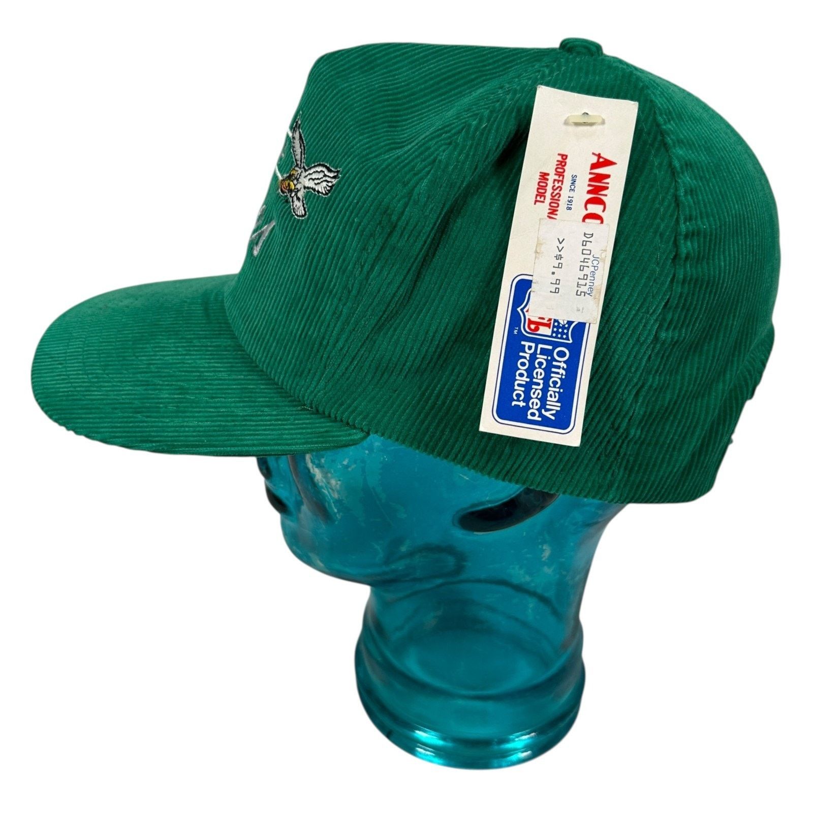 Other Vintage Annco Philadelphia Eagles Corduroy Hat Kelly Green Size ONE SIZE - 3 Thumbnail