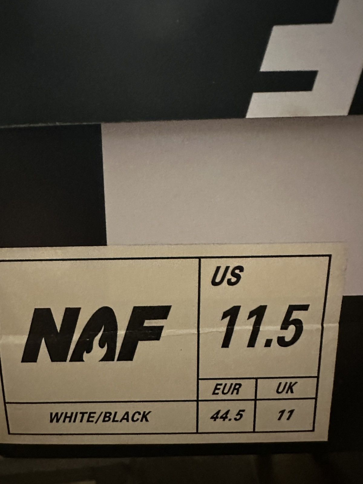 Other NAF Airforce 1 Style Black and White Size US 11.5 / EU 44-45 - 5 Thumbnail