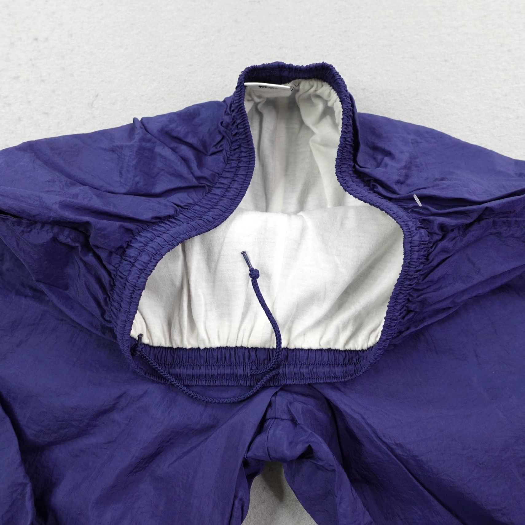 Nike Vintage Nike Pants Mens Large Blue Lined Windbreaker Ankle Zip Track Joggers 90s Size US 33 - 7 Thumbnail