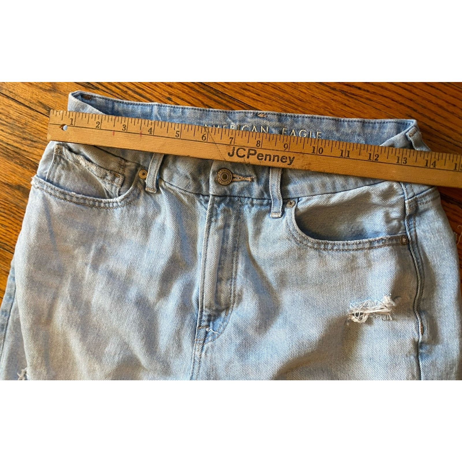 American Eagle Outfitters American Eagle Stretch Distressed Jeans Women’s 6 Size 28" / US 6 / IT 42 - 5 Thumbnail