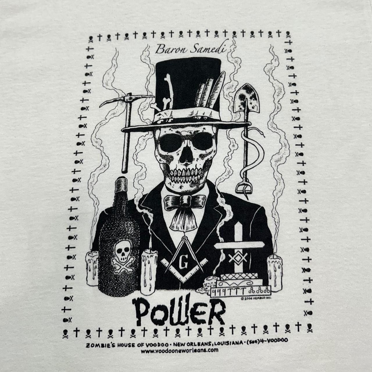 Gildan × Vintage Y2K Skeleton House of VooDoo Power Zombie 2006 T-Shirt Size US M / EU 48-50 / 2 - 3 Thumbnail