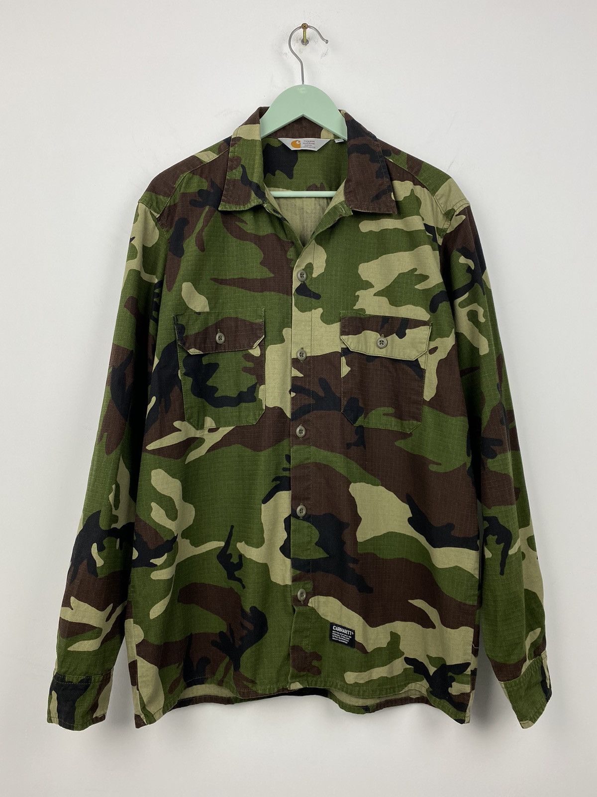Carhartt Carhartt L/S Mission Camo Shirt Y2K Ralph Lauren Size US L / EU 52-54 / 3 - 1 Thumbnail