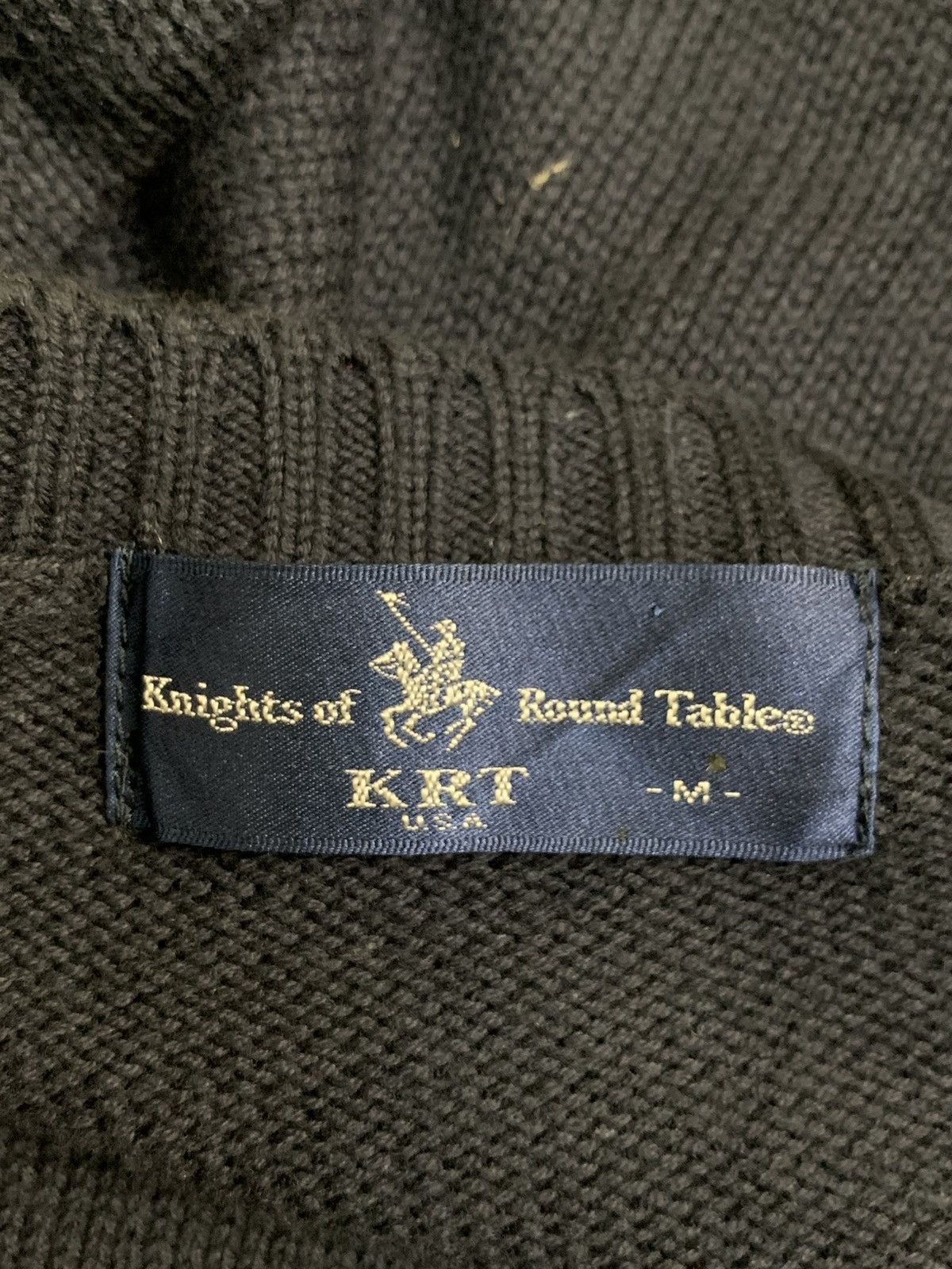 Japanese Brand Rare Design Knights Of Round Table V-Neck Knitwear Sweater Size US M / EU 48-50 / 2 - 4 Thumbnail