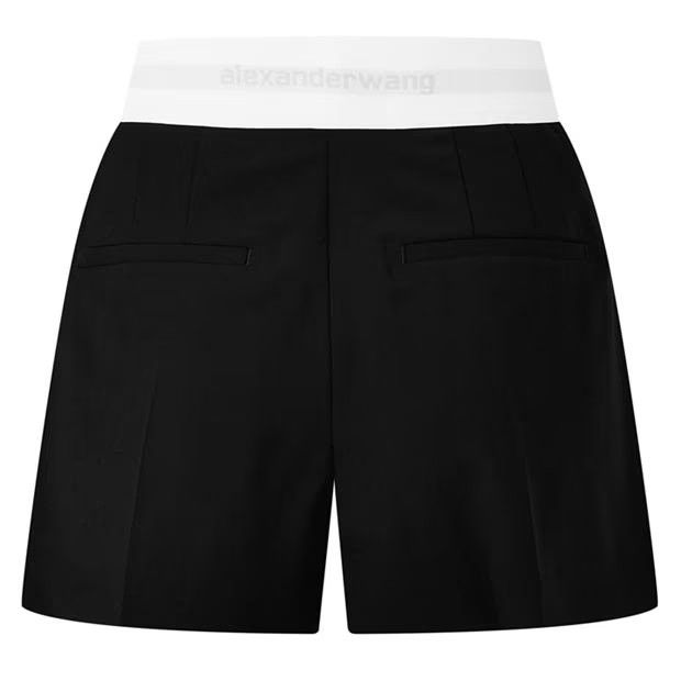 Alexander Wang o1g2r1mq0824 Shorts in Black Size 27" / US 4 / IT 40 - 2 Thumbnail