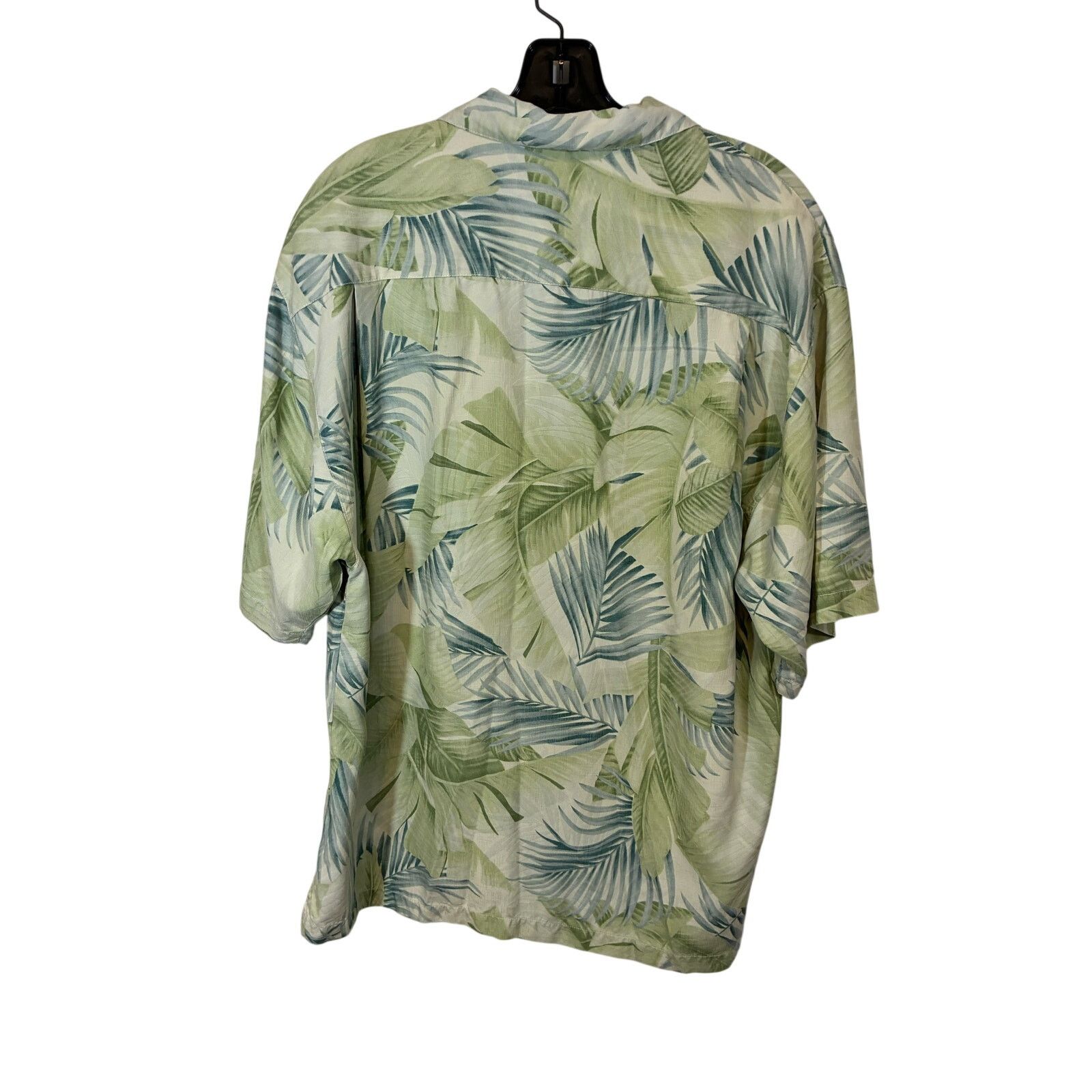 Tommy Bahama Tommy Bahama Silk Camp Shirt Mens M Green Floral Button Up Size US M / EU 48-50 / 2 - 4 Thumbnail