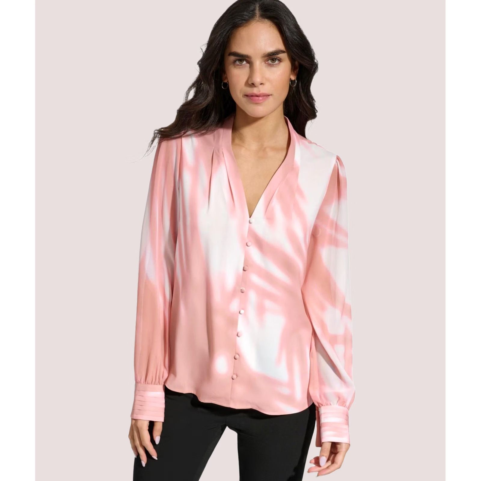 Calvin Klein Calvin Klein Womens Tunic Blouse pink XL Size XL / US 12-14 / IT 48-50 - 1 Thumbnail