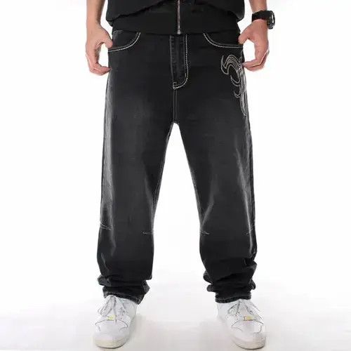 Japanese Brand × Vintage Loose Baggy Jeans Hiphop Size US 33 - 2 Thumbnail