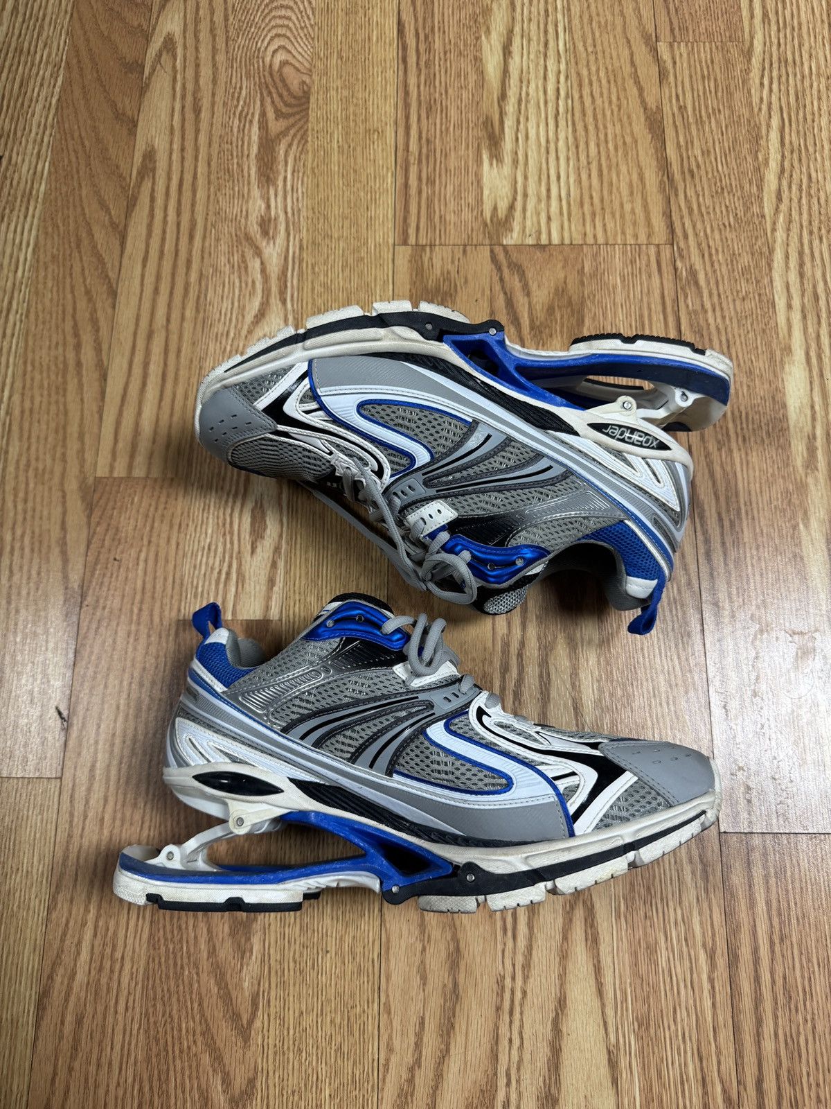 Balenciaga Balenciaga Blue|Silver|White X-Panders Size US 9 / EU 42 - 3 Thumbnail