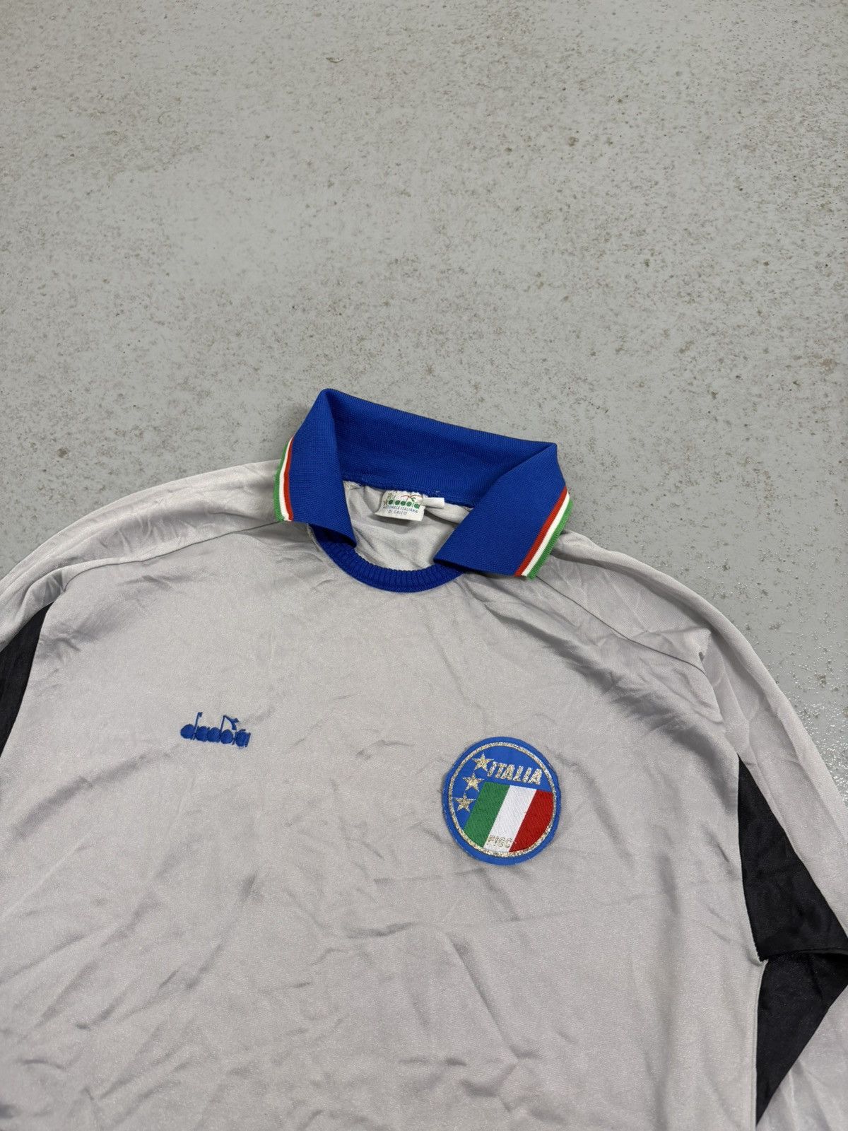 Diadora Vintage 1990 Diadora Italy Goalkeeper Soccer Jersey Size US M / EU 48-50 / 2 - 2 Thumbnail