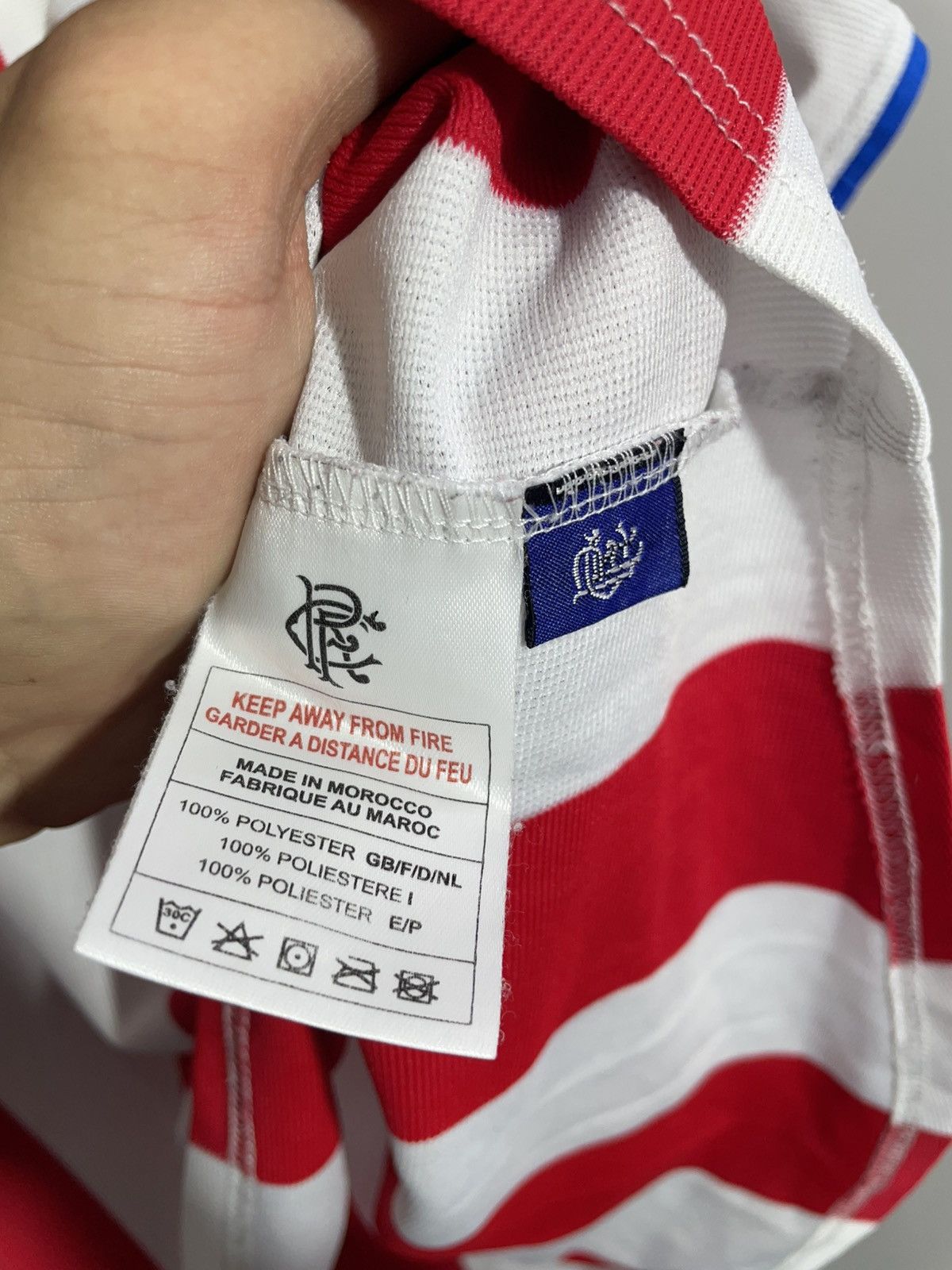 Diadora Vintage Diadora FC Rangers Glasgow 2003/2004 jersey Size US XXL / EU 58 / 5 - 7 Thumbnail