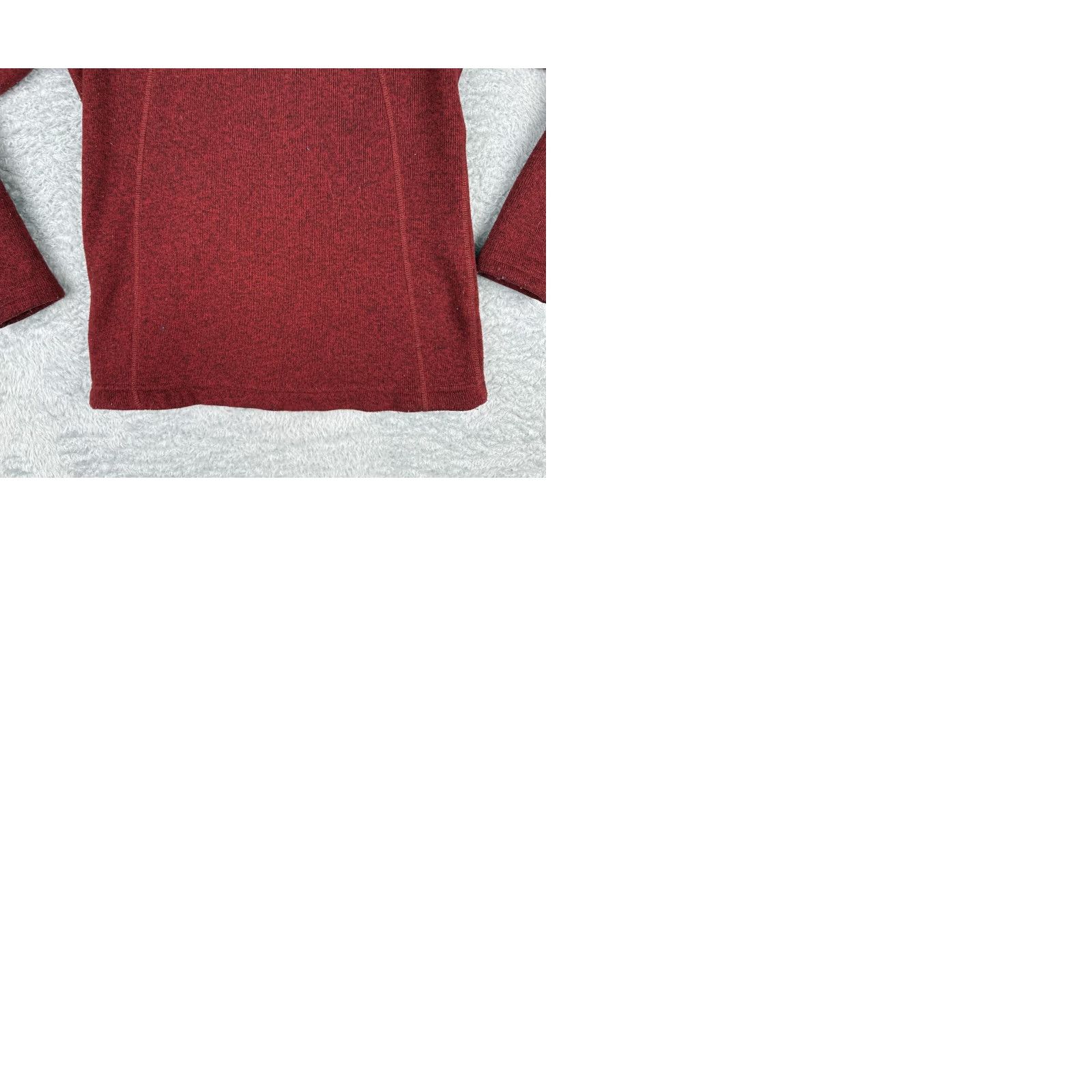 The North Face The North Face Jacket Women Small Red Polyester Fleece Knit Shell Full Zip Mock Size S / US 4 / IT 40 - 10 Thumbnail