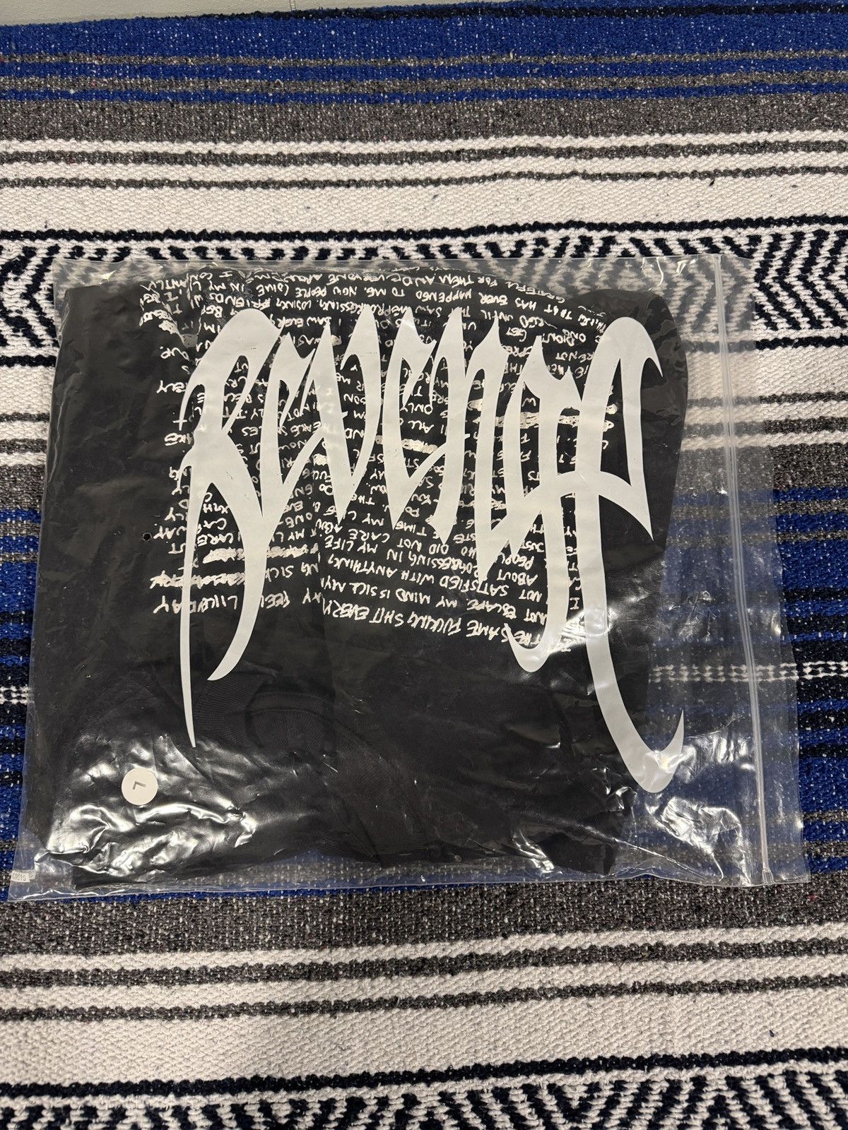 Revenge Revenge “note” Tee Size US L / EU 52-54 / 3 - 5 Thumbnail