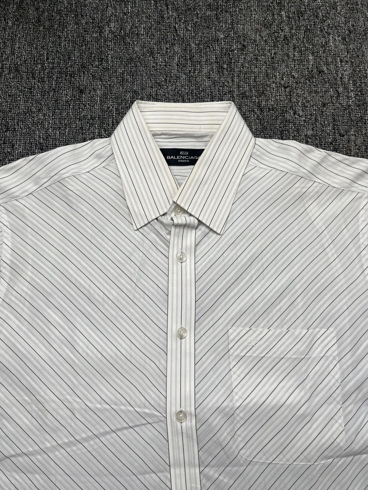 Balenciaga Vintage Balenciaga longsleeve shirtbutton Size US L / EU 52-54 / 3 - 3 Thumbnail