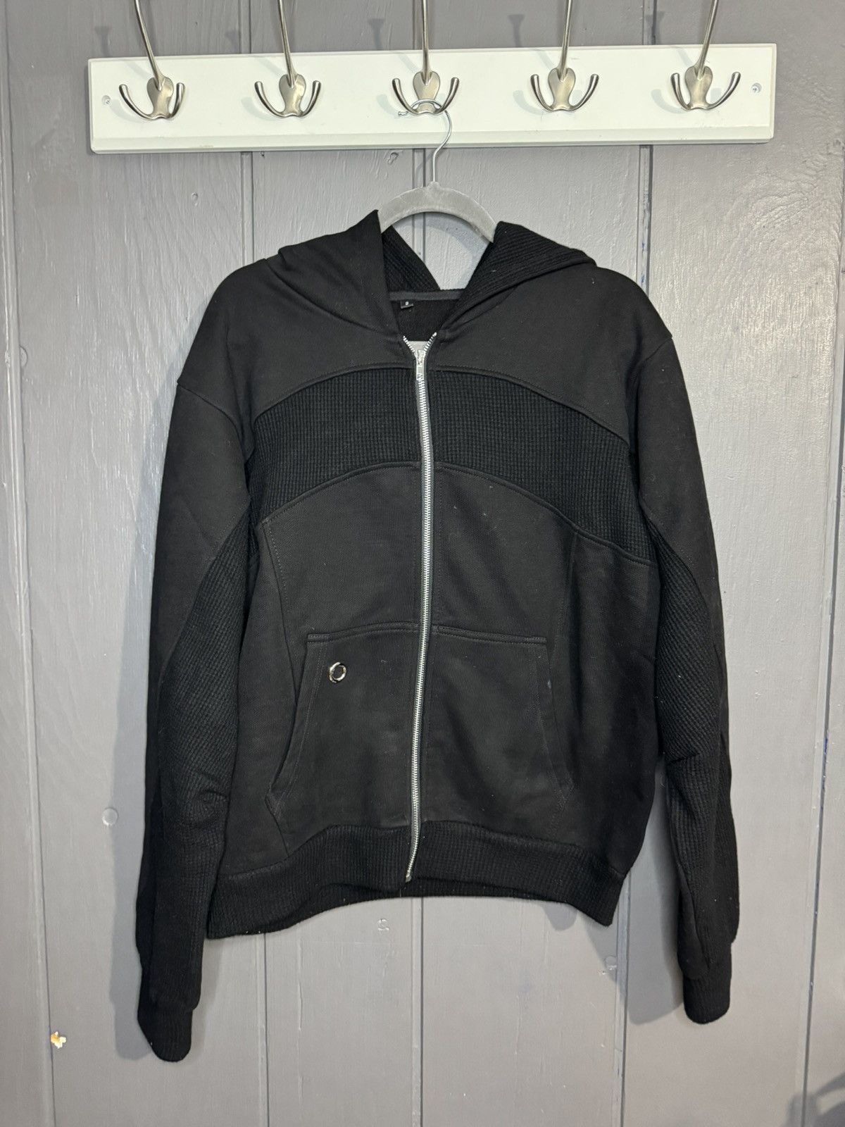 Other Rare Waffle Paneled Zip Up Hoodie sweater Size US S / EU 44-46 / 1 - 9 Thumbnail