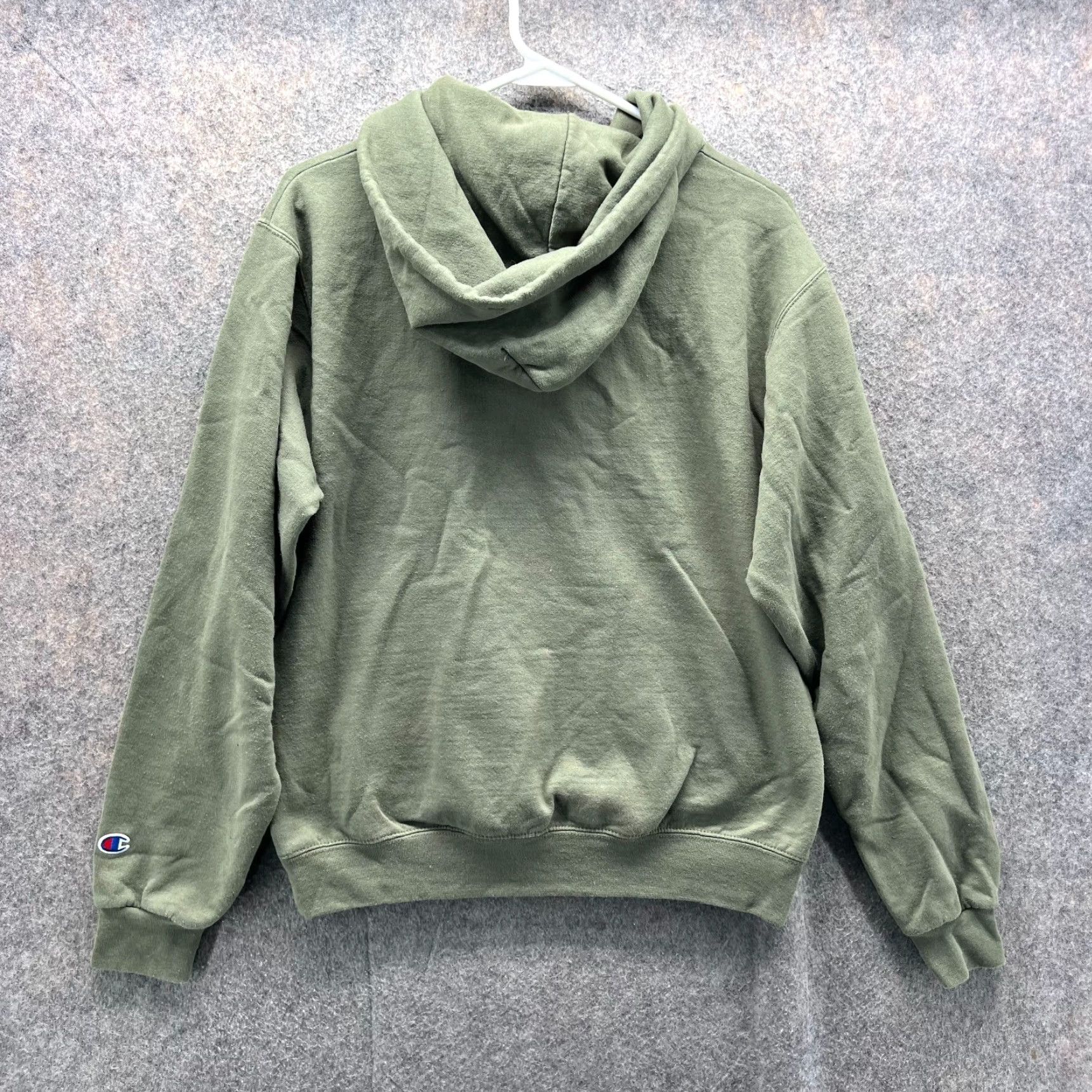 Champion Champion Sweatshirt Men S Green Hooded Pullover Fleece Size S Regular Long Sleeve Pullover NC State Wolfpack Salute Pattern: Solid Size US S / EU 44-46 / 1 - 2 Thumbnail