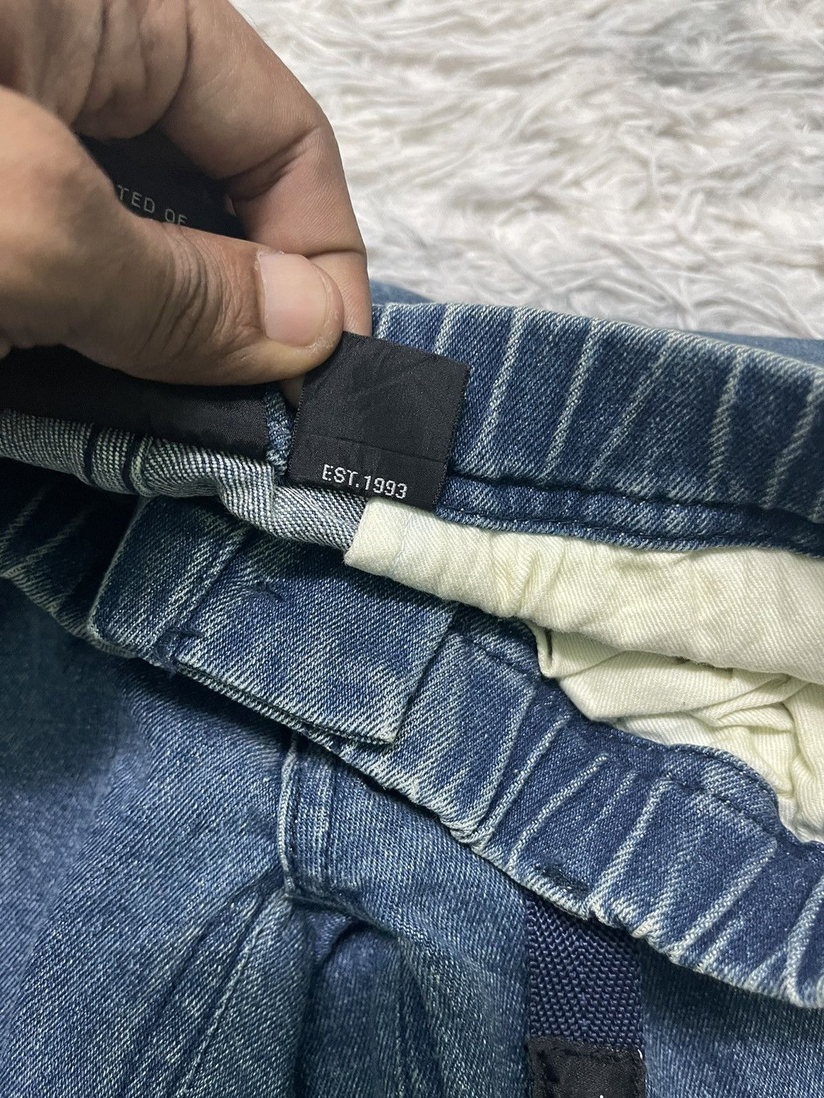Manastash 90s MANASTASH BAGGY SOFT DENIM PANT Size US 30 / EU 46 - 11 Thumbnail