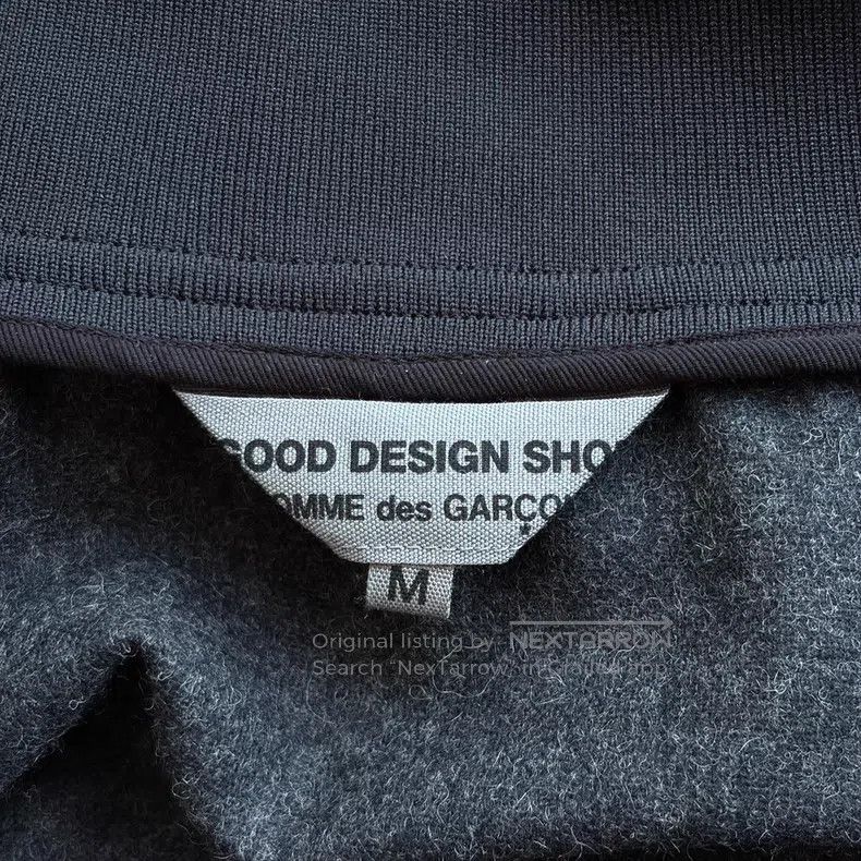 Comme des Garcons Comme des Garcons Leather Sleeve Wool Staff Uniform Size US M / EU 48-50 / 2 - 7 Thumbnail