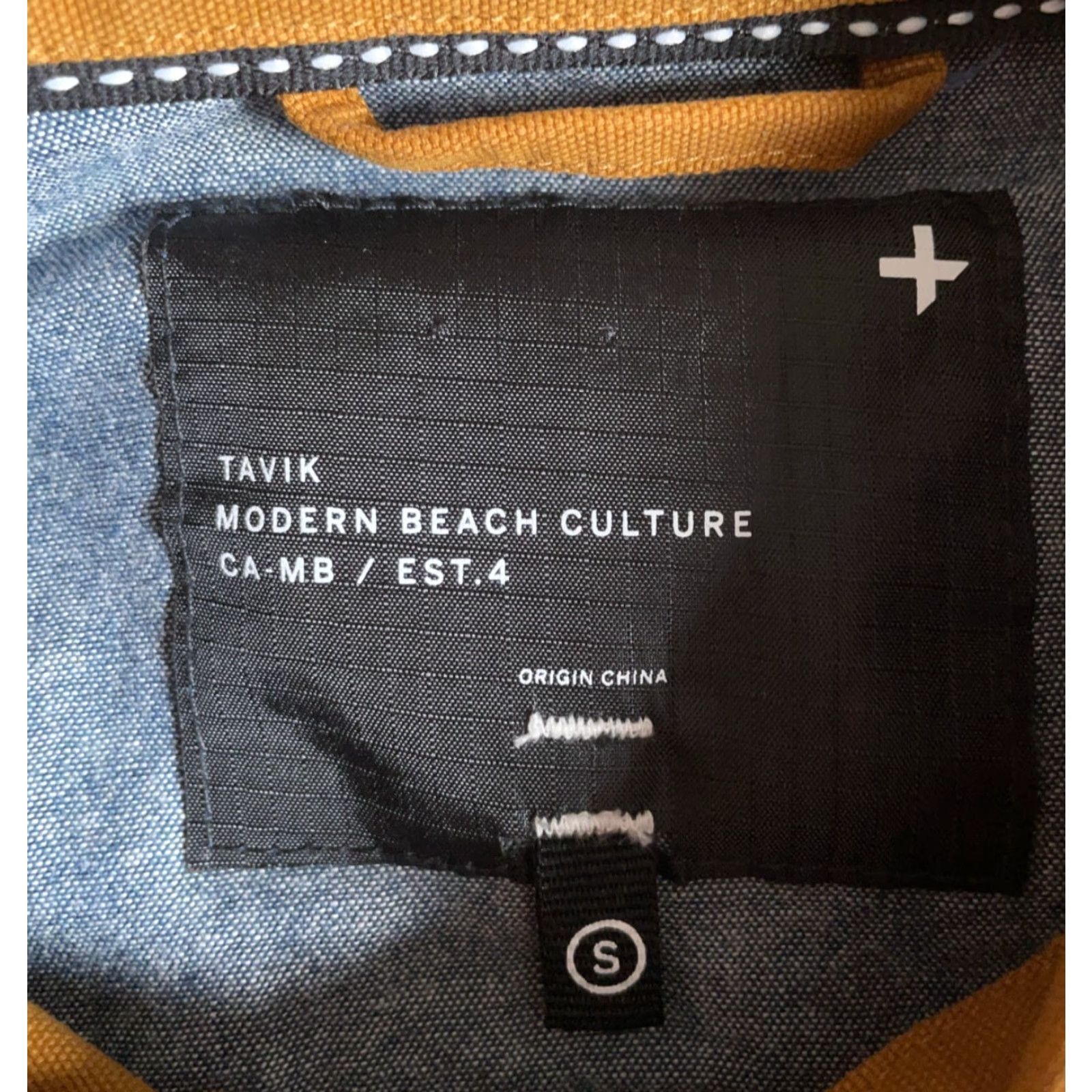 Tavik Tavik Jacket Men Small Brown Canvas Snap Button Beach Culture Unlined Pockets Cotton Casual Workwear Shirt/Coat Style Basic Jacket Size US S / EU 44-46 / 1 - 3 Thumbnail