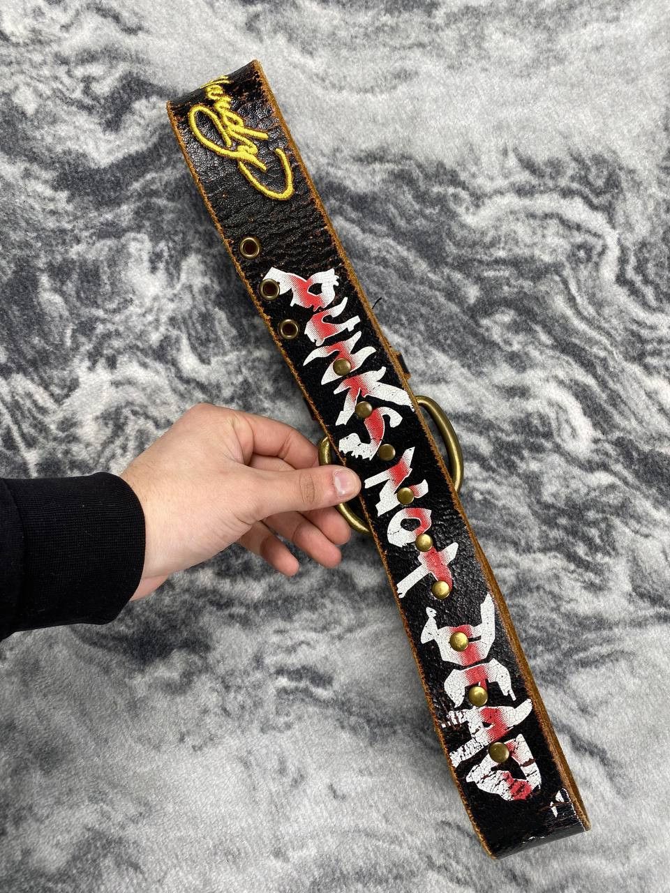 Vintage Ed Hardy Panther Belt Men Multicolor display picture 1