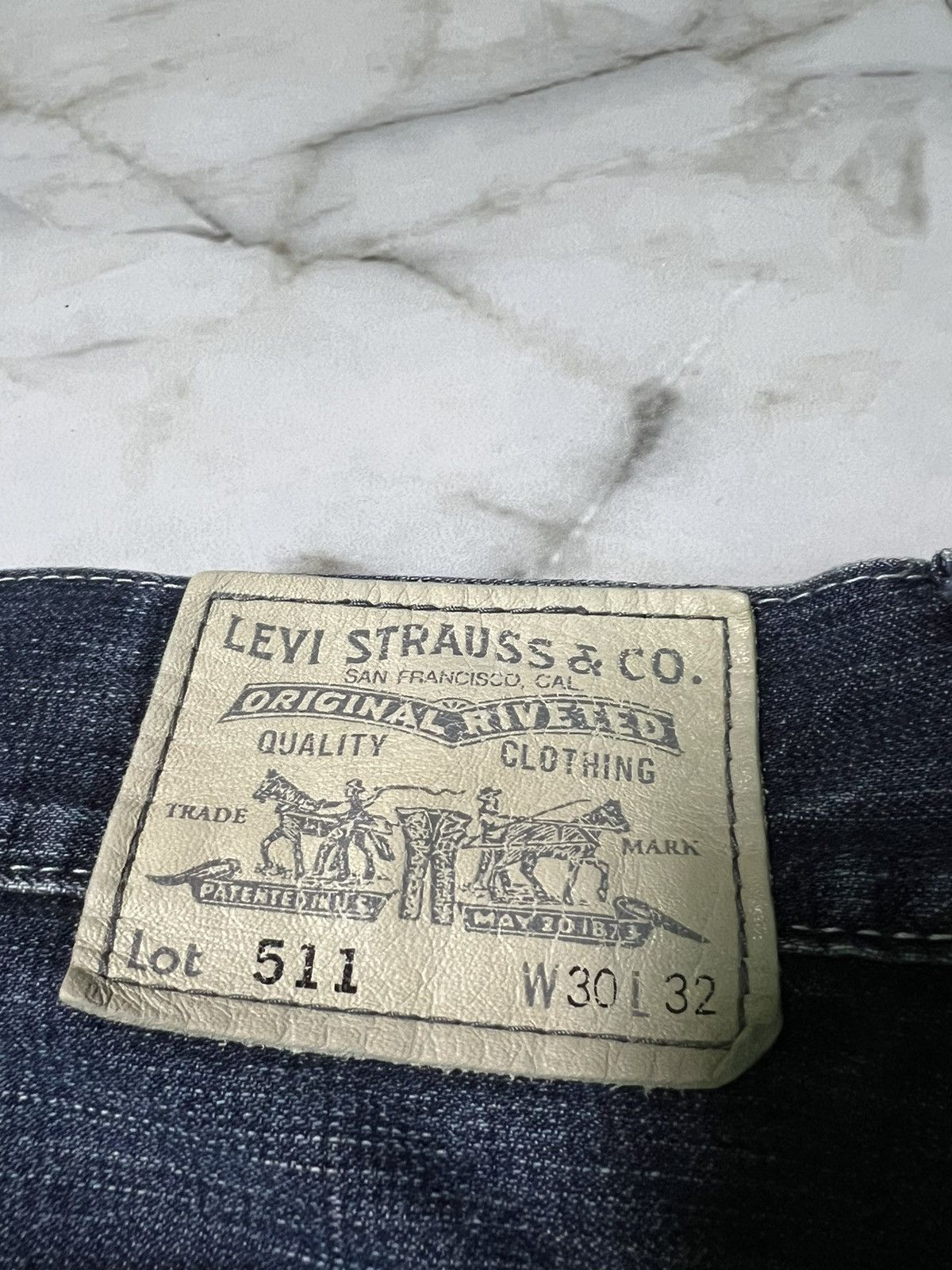 Levi's Vintage Levis 511 Distressed Washed Jean Size US 30 / EU 46 - 22 Thumbnail