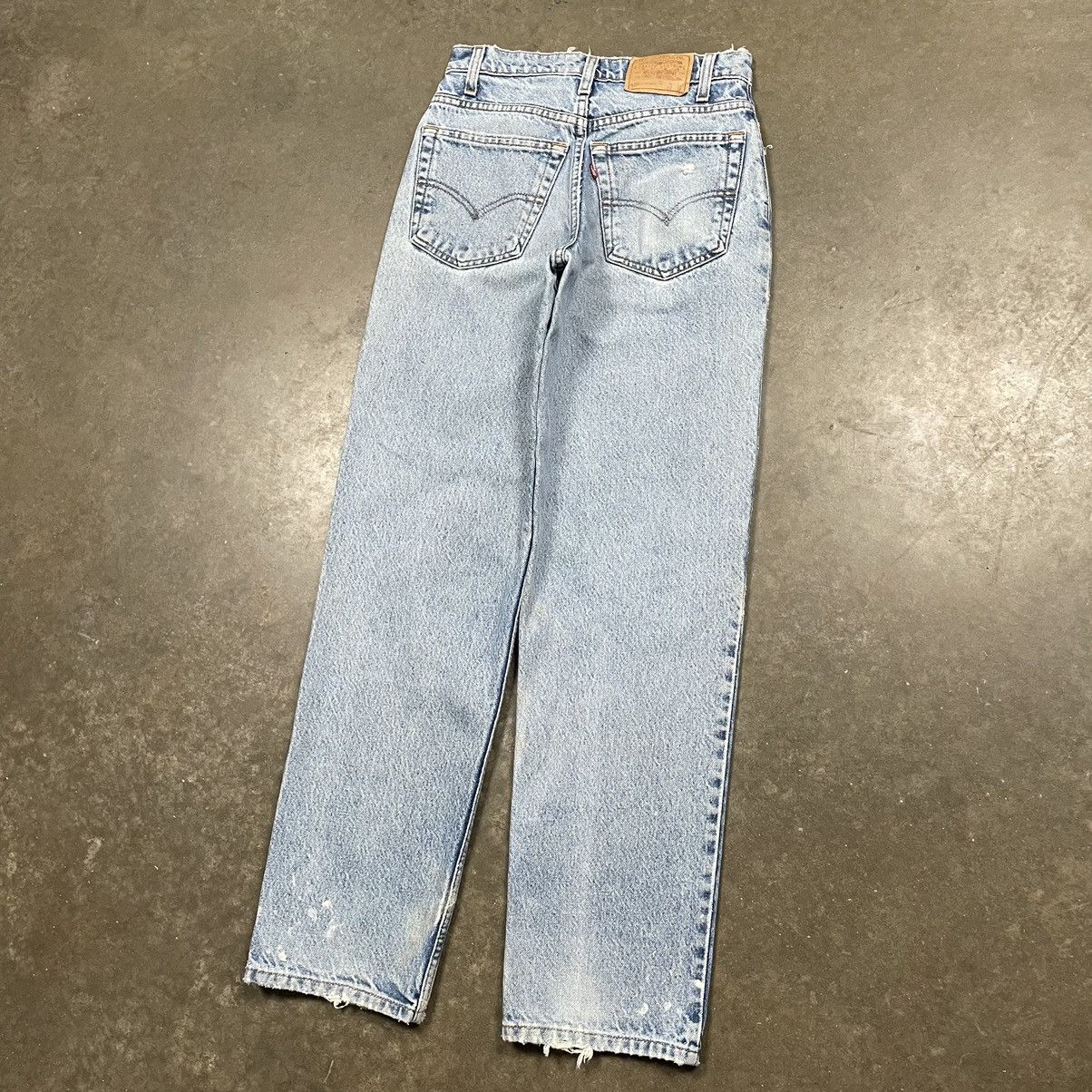 Levi's × Vintage Vintage Faded Distressed Levi’s Jeans Light Wash Grunge 90s Size US 28 / EU 44 - 2 Thumbnail