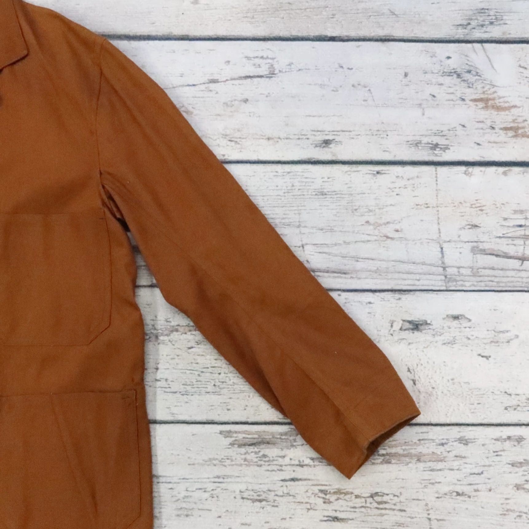 Vintage VINTAGE Rotherex Sanforized Work Jacket - 46, Brown, Cotton, Men's Jacket Size US S / EU 44-46 / 1 - 5 Thumbnail