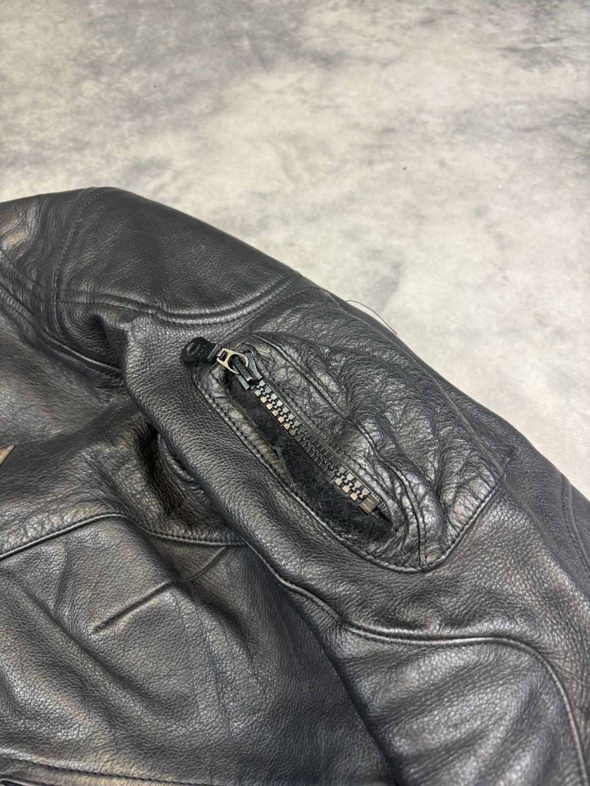 Dainese × Genuine Leather × NASCAR Vintage Dainese Biker Leather Jacket Avantgarde Japanese USA Size US S / EU 44-46 / 1 - 2 Thumbnail
