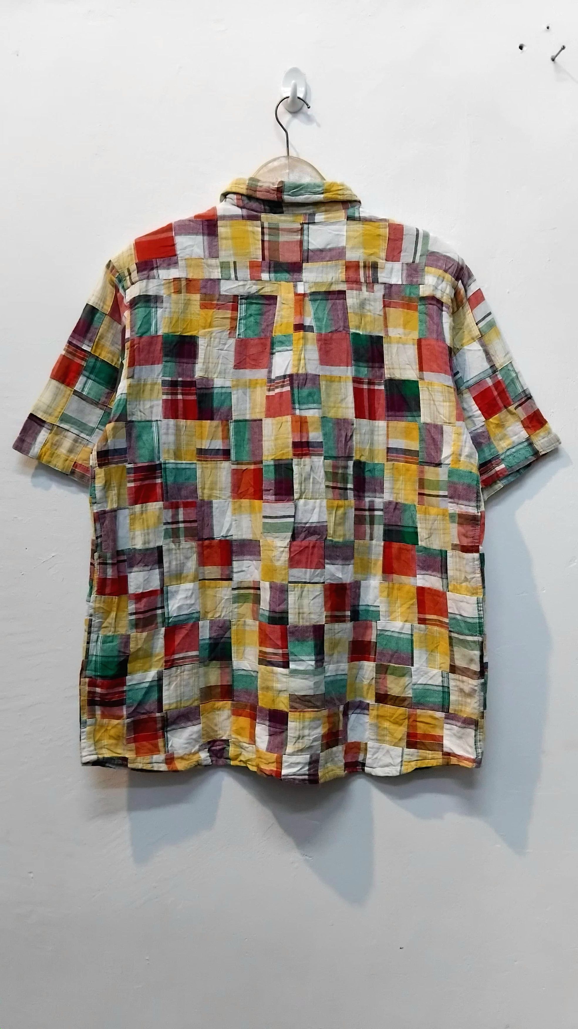 Japanese Brand Global work patchwork shirt Size US L / EU 52-54 / 3 - 5 Thumbnail