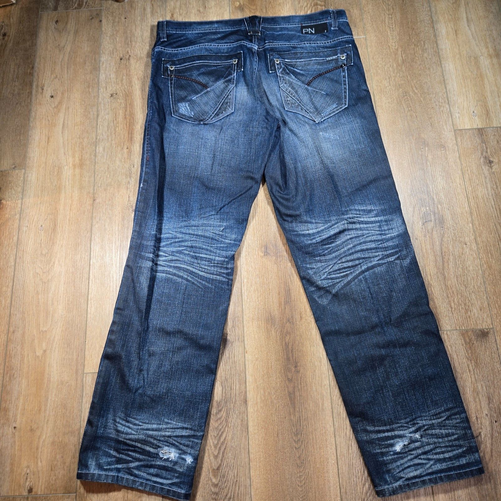 Parish Nation Parish Nation Y2K Jeans 40x34 Whiskered Hip Hop Streetwear Size US 40 / EU 56 - 10 Thumbnail