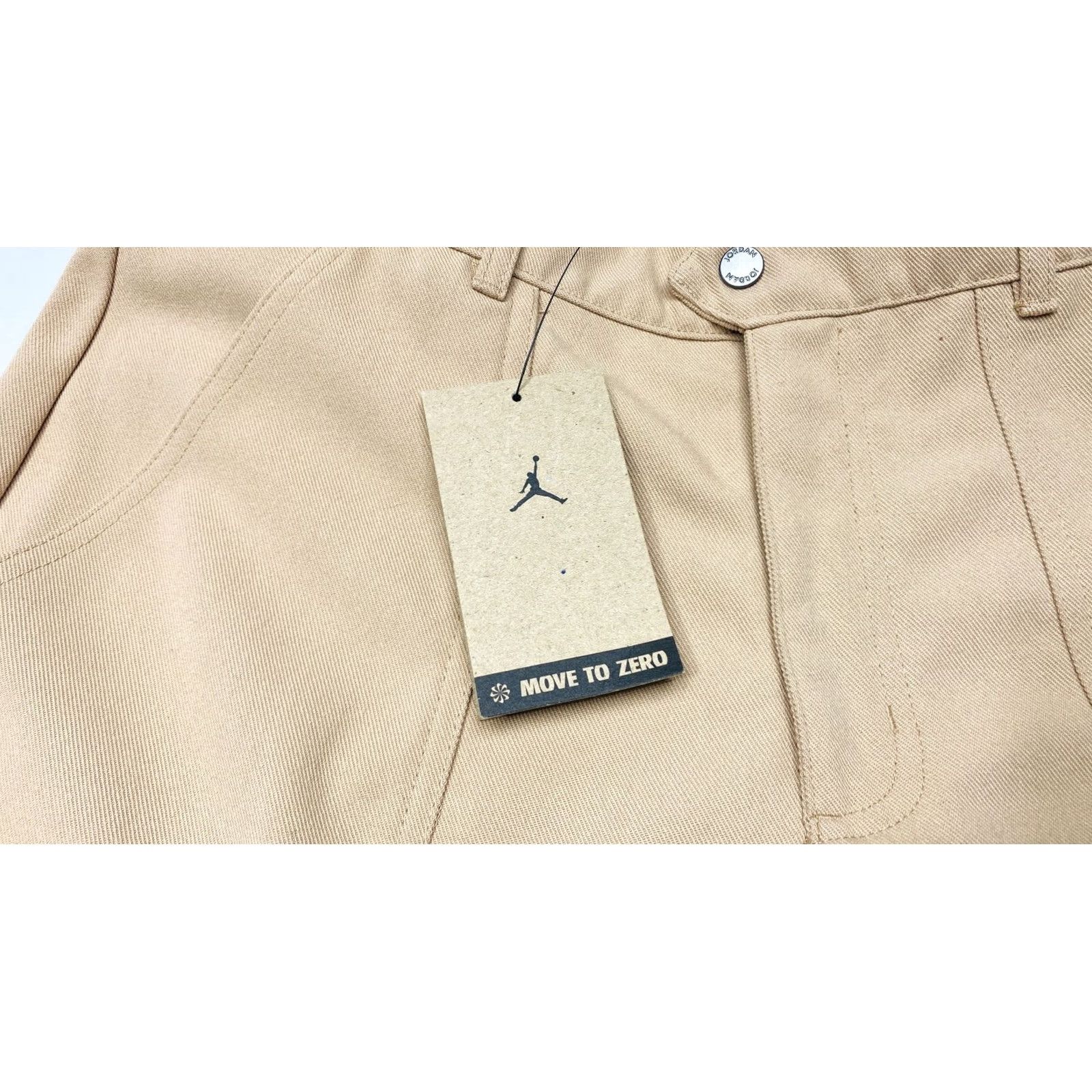 Jordan Brand VINTAGE Air Jordan Woven Pants FN5446 244 Women’s Medium Tan NWT 7650 Size 32" / US 10 / IT 46 - 6 Thumbnail