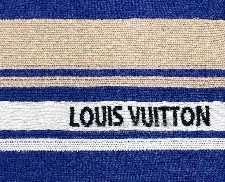 Louis Vuitton Louis Vuitton Striped Logo Cashmere Sweater. Size US XS / EU 42 / 0 - 6 Thumbnail
