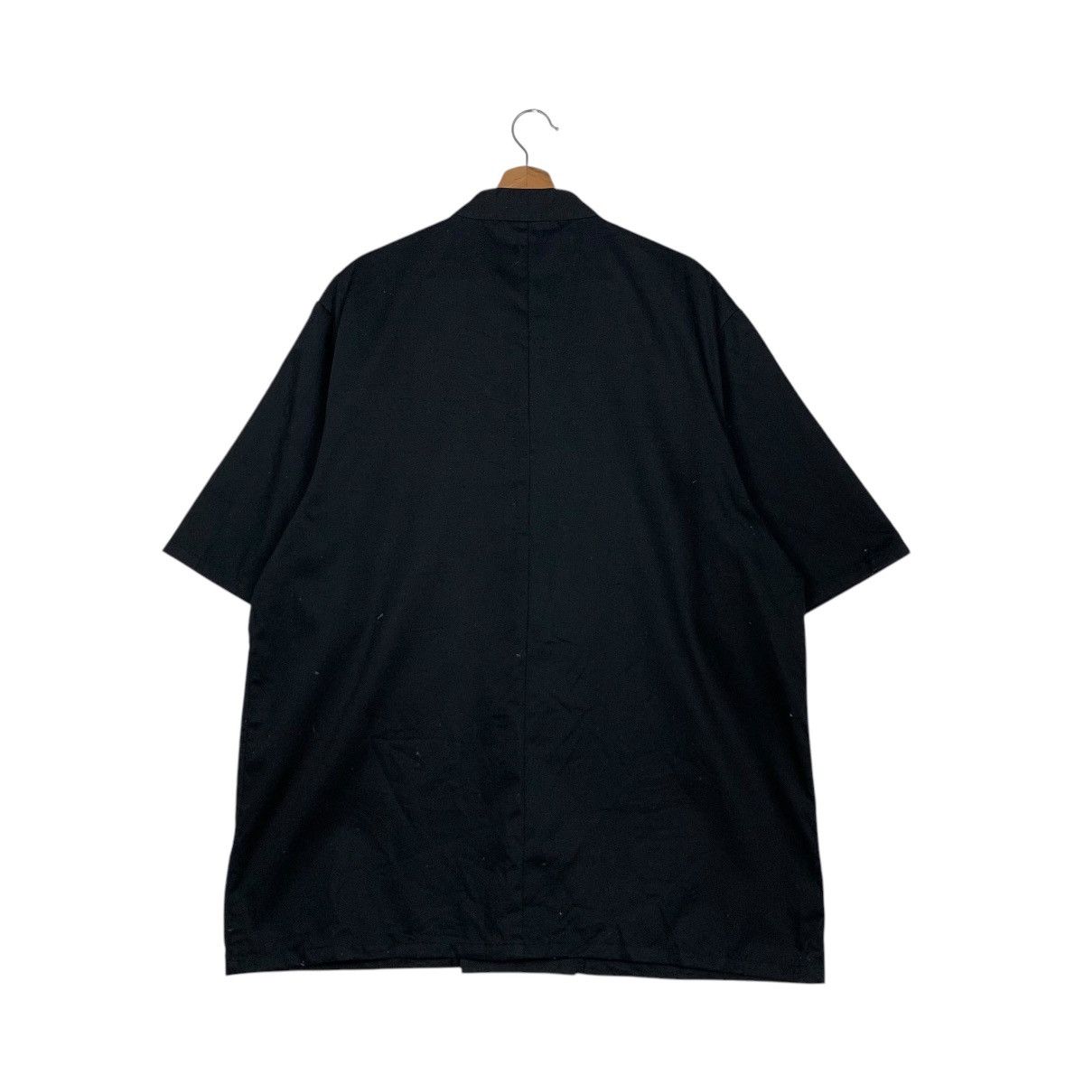 Japanese Brand HUBERT Double Side Snap Button Black Shirt #2040-C88 Size US XL / EU 56 / 4 - 7 Thumbnail