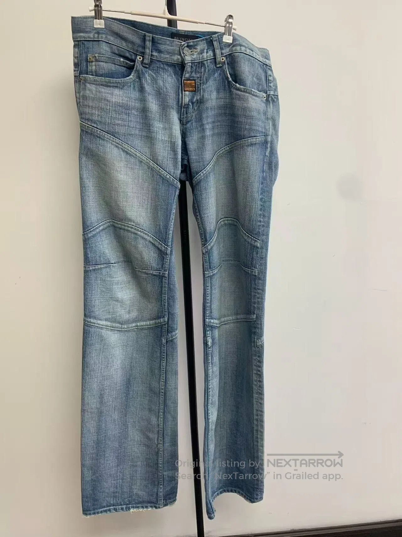 Balenciaga Balenciaga Low-Waist Five-Pocket Blue Jeans. Size US 30 / EU 46 - 1 Thumbnail